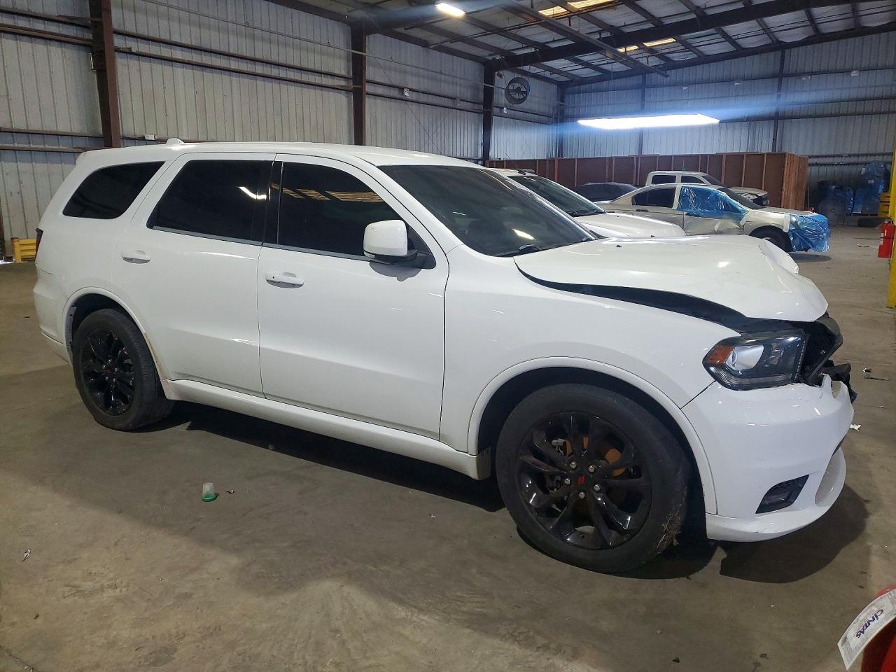 2019 Dodge Durango Gt White vin: 1C4RDHDG3KC797895