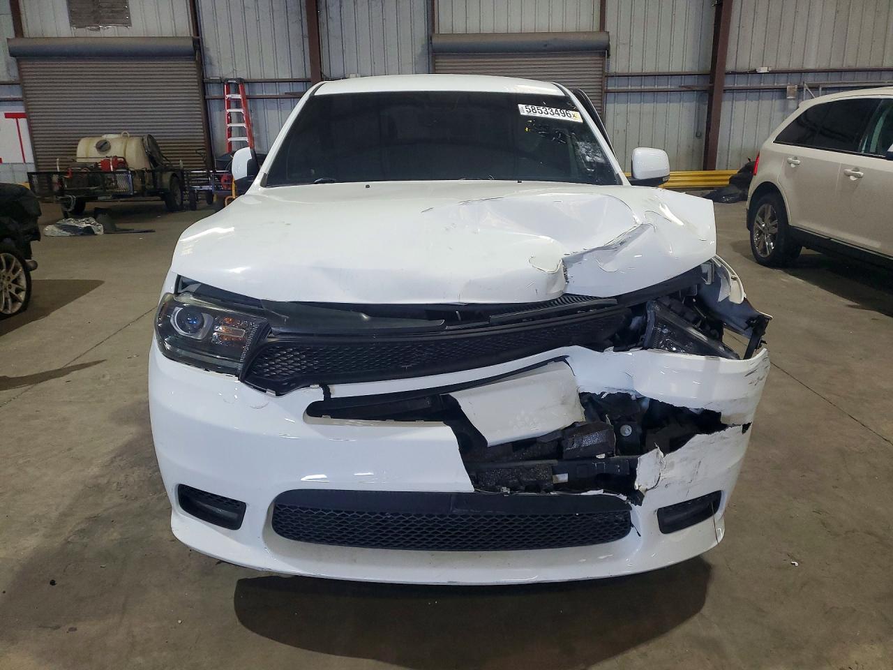 2019 Dodge Durango Gt White vin: 1C4RDHDG3KC797895