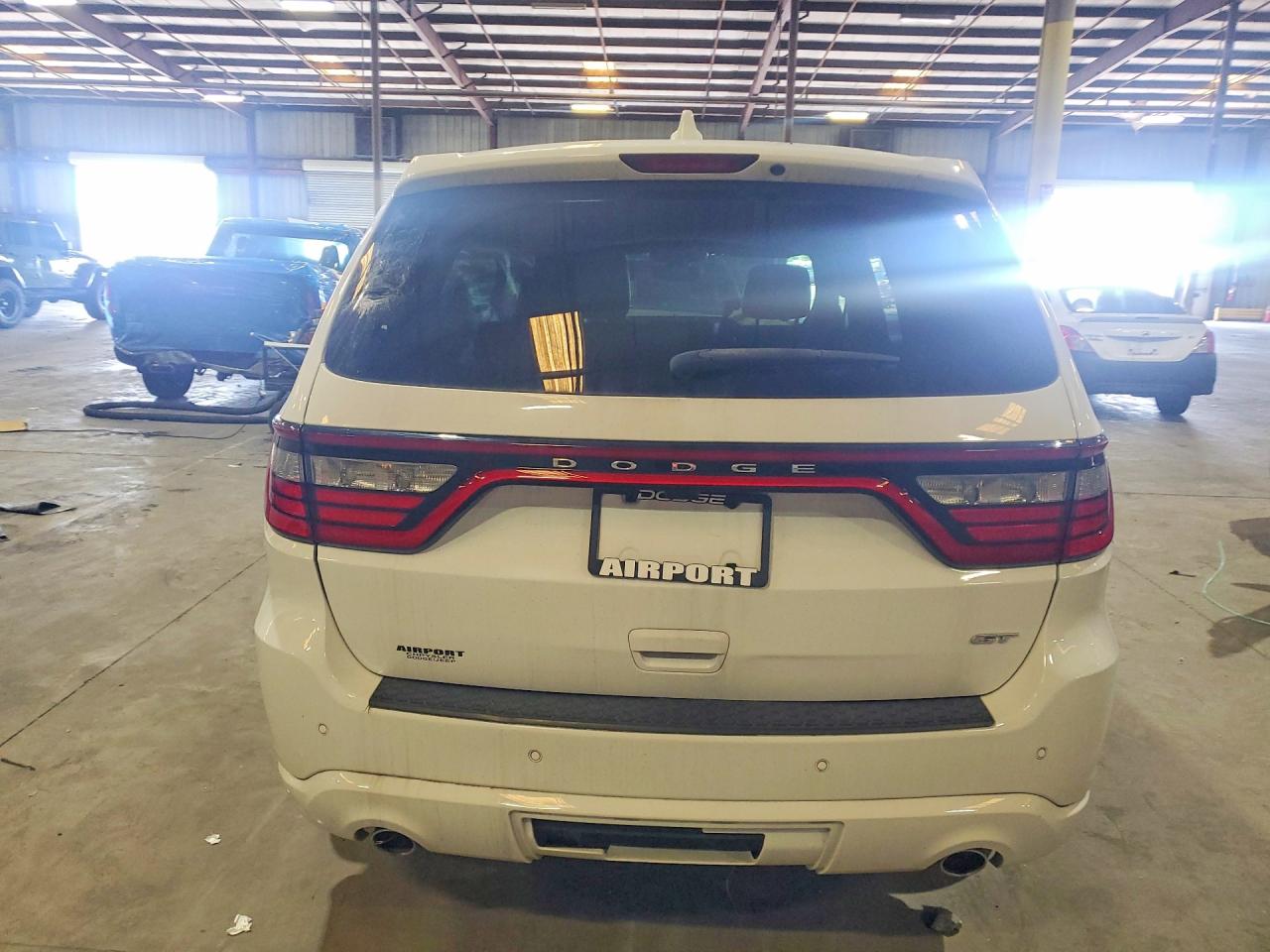 2019 Dodge Durango Gt White vin: 1C4RDHDG3KC797895