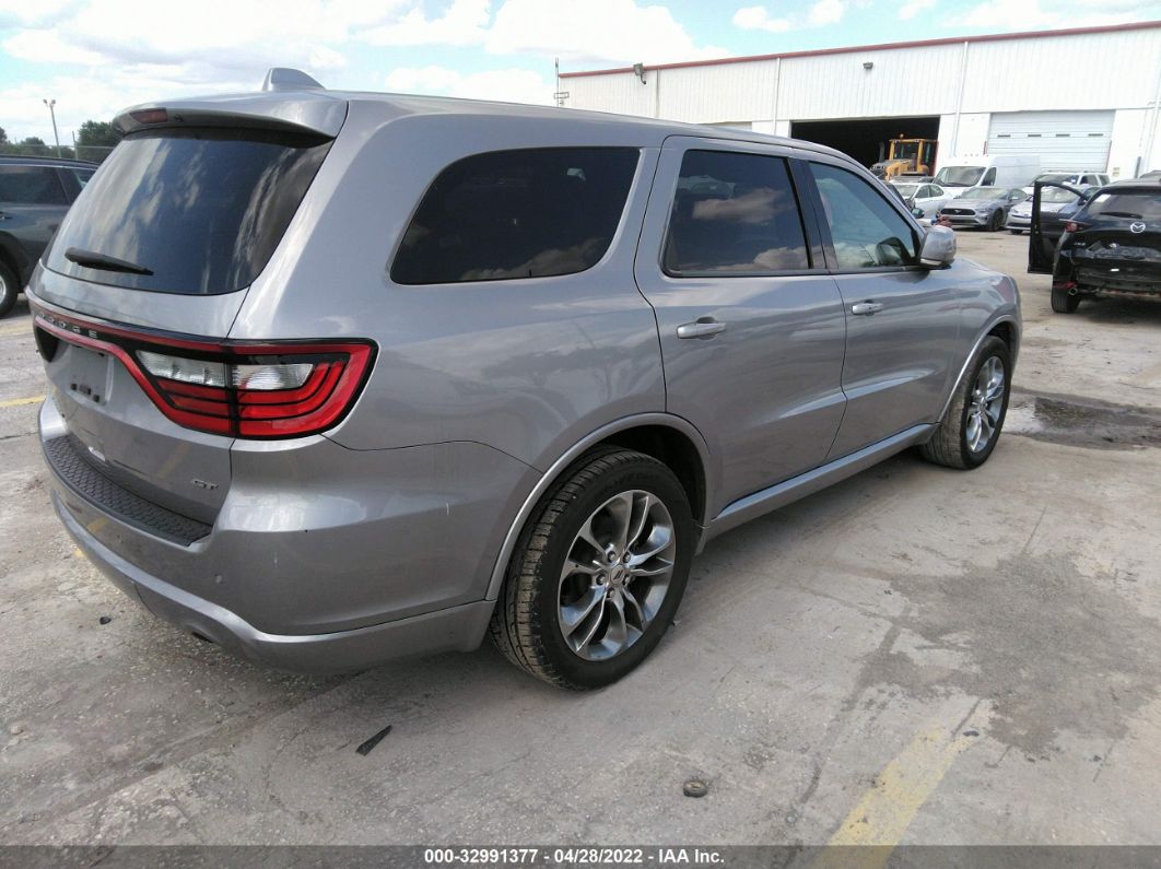 2020 Dodge Durango Gt Plus Silver vin: 1C4RDHDG3LC266441