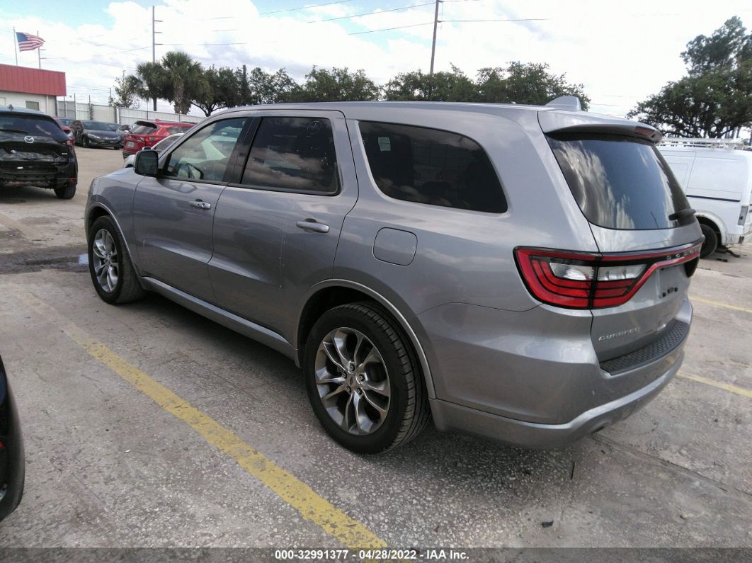 2020 Dodge Durango Gt Plus Silver vin: 1C4RDHDG3LC266441