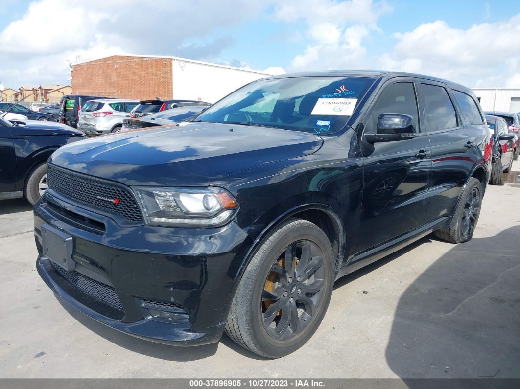 2020 Dodge Durango Gt Plus Rwd Black vin: 1C4RDHDG3LC320577