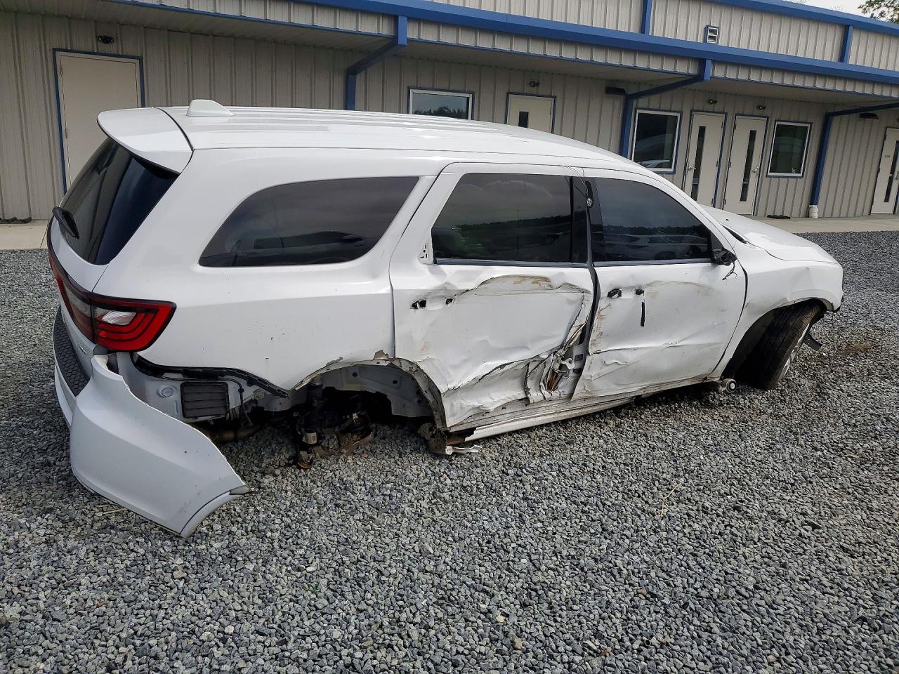 2022 Dodge Durango Gt White vin: 1C4RDHDG3NC182235