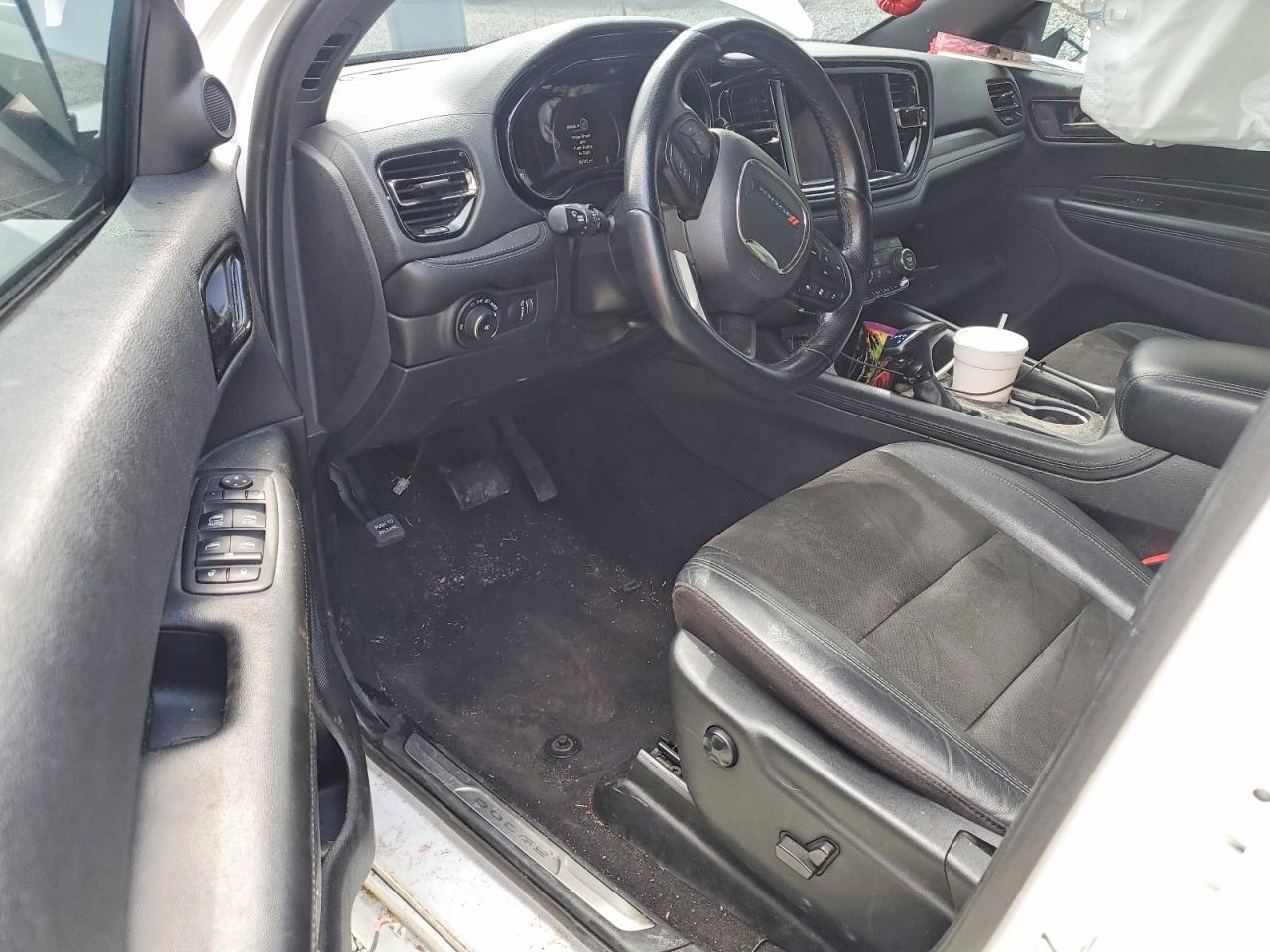 2022 Dodge Durango Gt White vin: 1C4RDHDG3NC182235