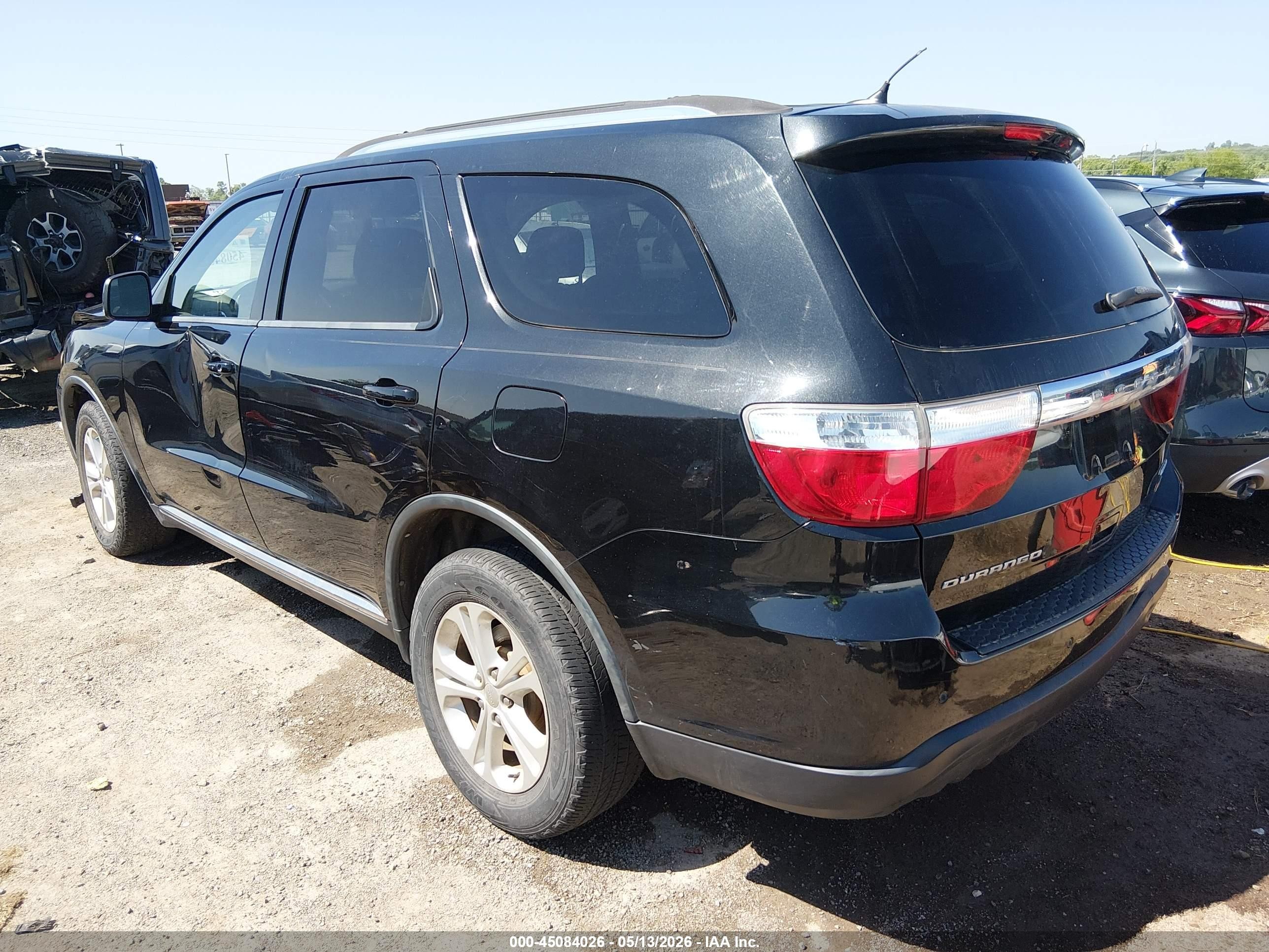 2012 Dodge Durango Crew Черный vin: 1C4RDHDG4CC285581
