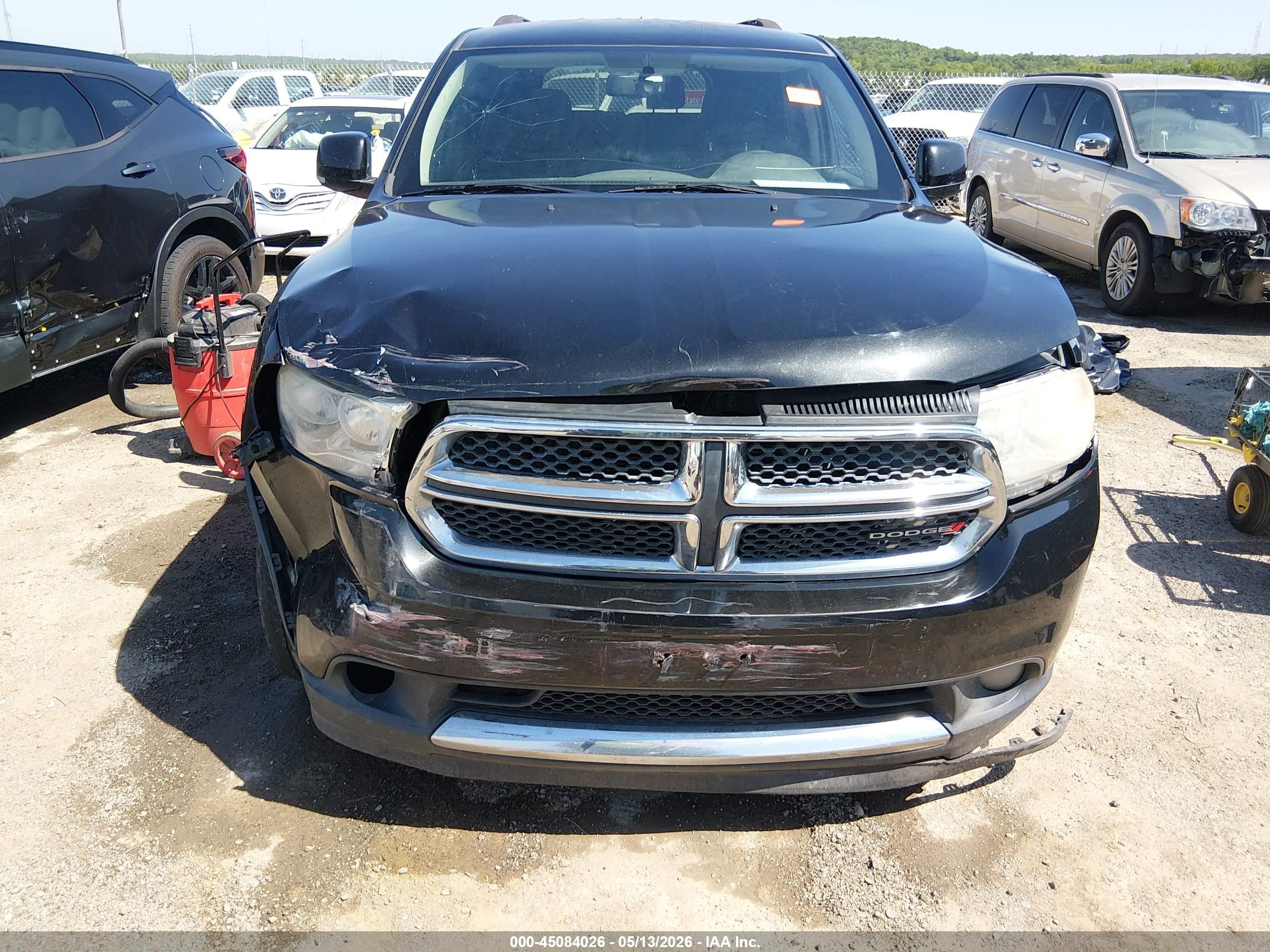 2012 Dodge Durango Crew Черный vin: 1C4RDHDG4CC285581