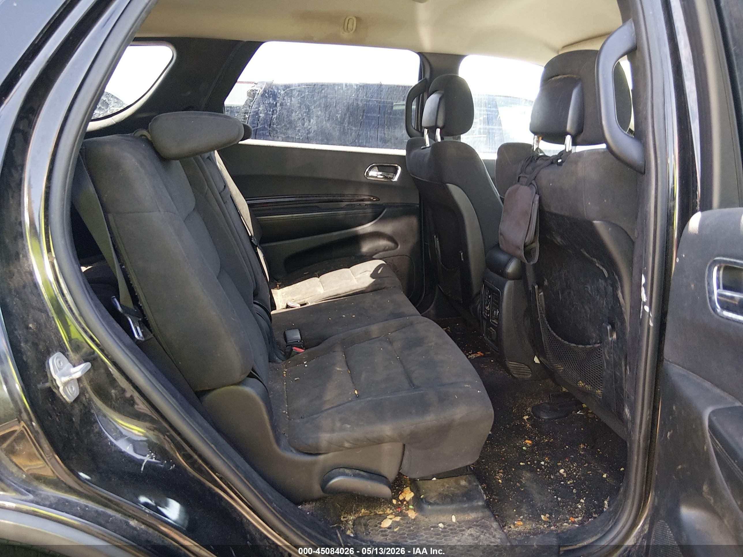 2012 Dodge Durango Crew Черный vin: 1C4RDHDG4CC285581