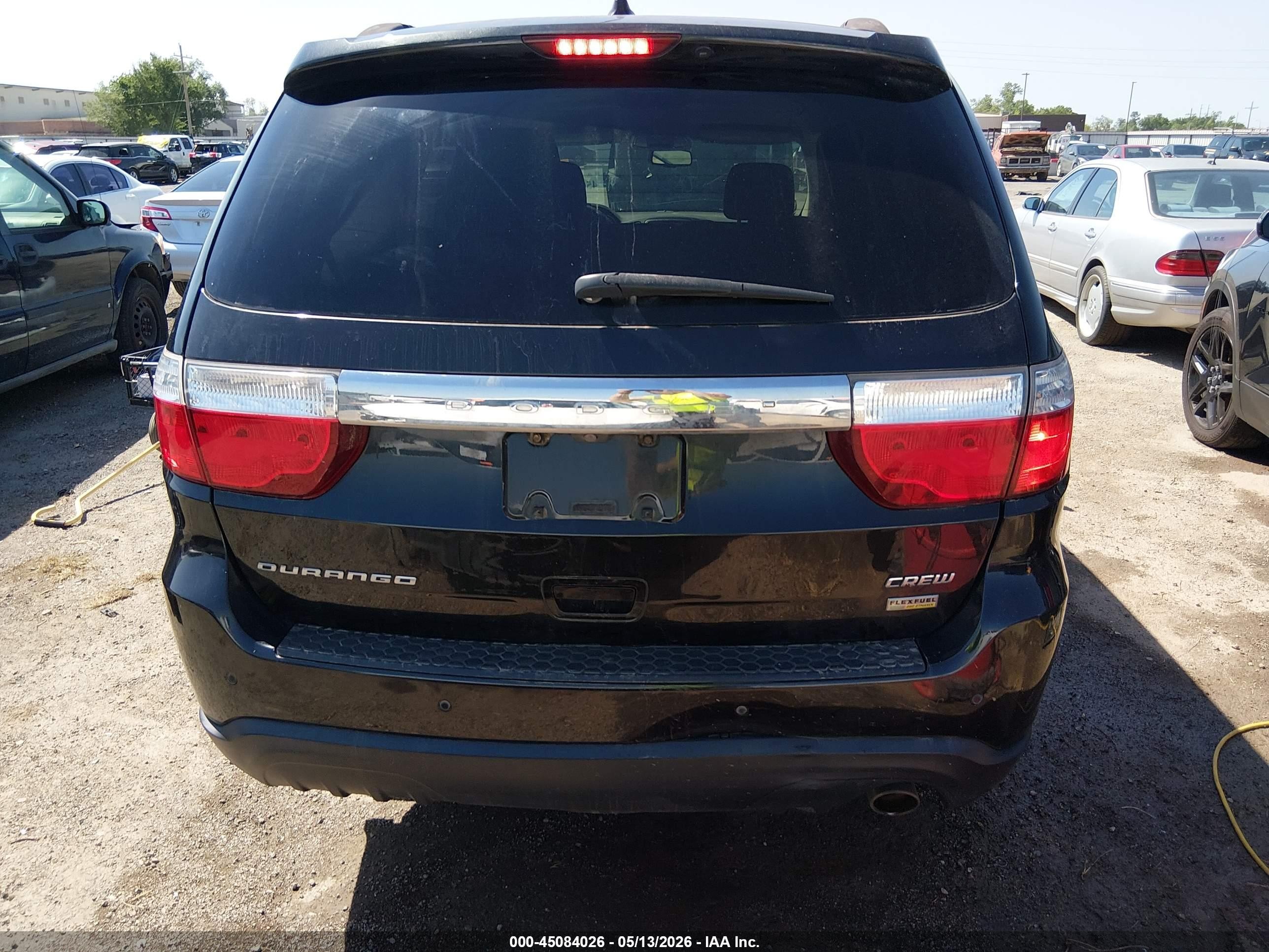 2012 Dodge Durango Crew Черный vin: 1C4RDHDG4CC285581