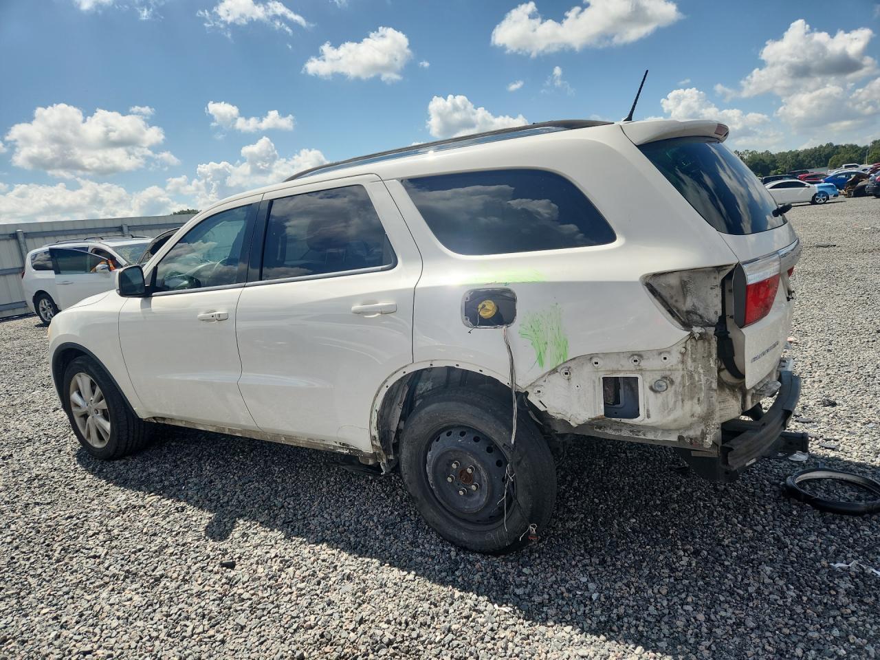 2012 Dodge Durango Crew White vin: 1C4RDHDG4CC335931