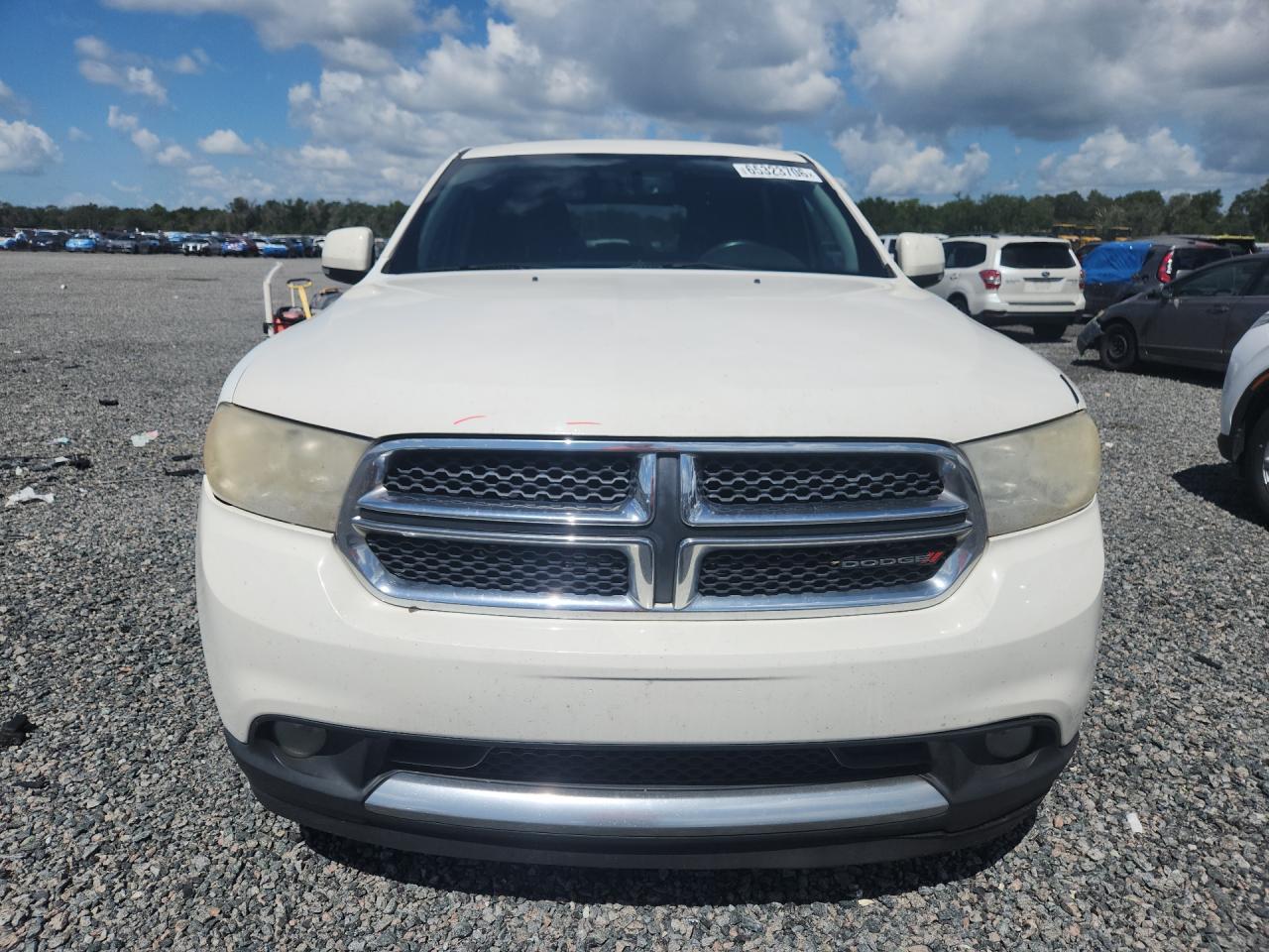 2012 Dodge Durango Crew White vin: 1C4RDHDG4CC335931