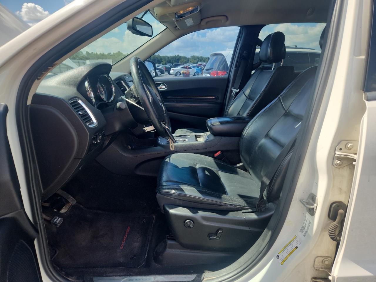 2012 Dodge Durango Crew White vin: 1C4RDHDG4CC335931