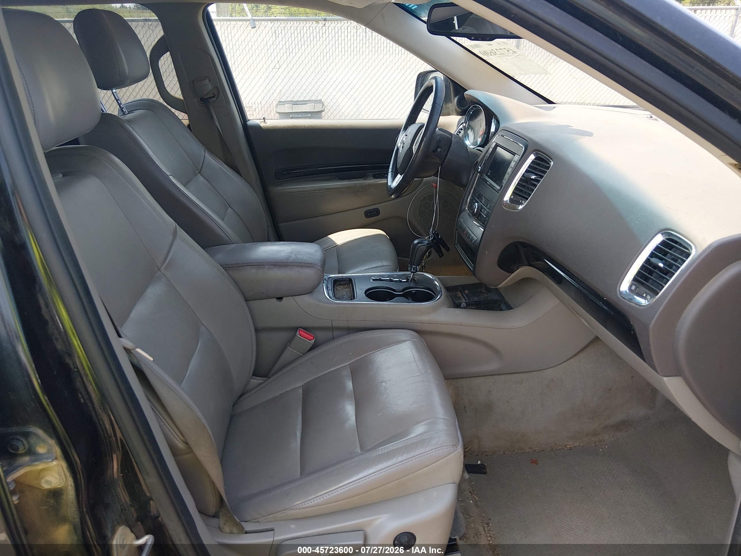 2013 Dodge Durango Crew Черный vin: 1C4RDHDG4DC597871