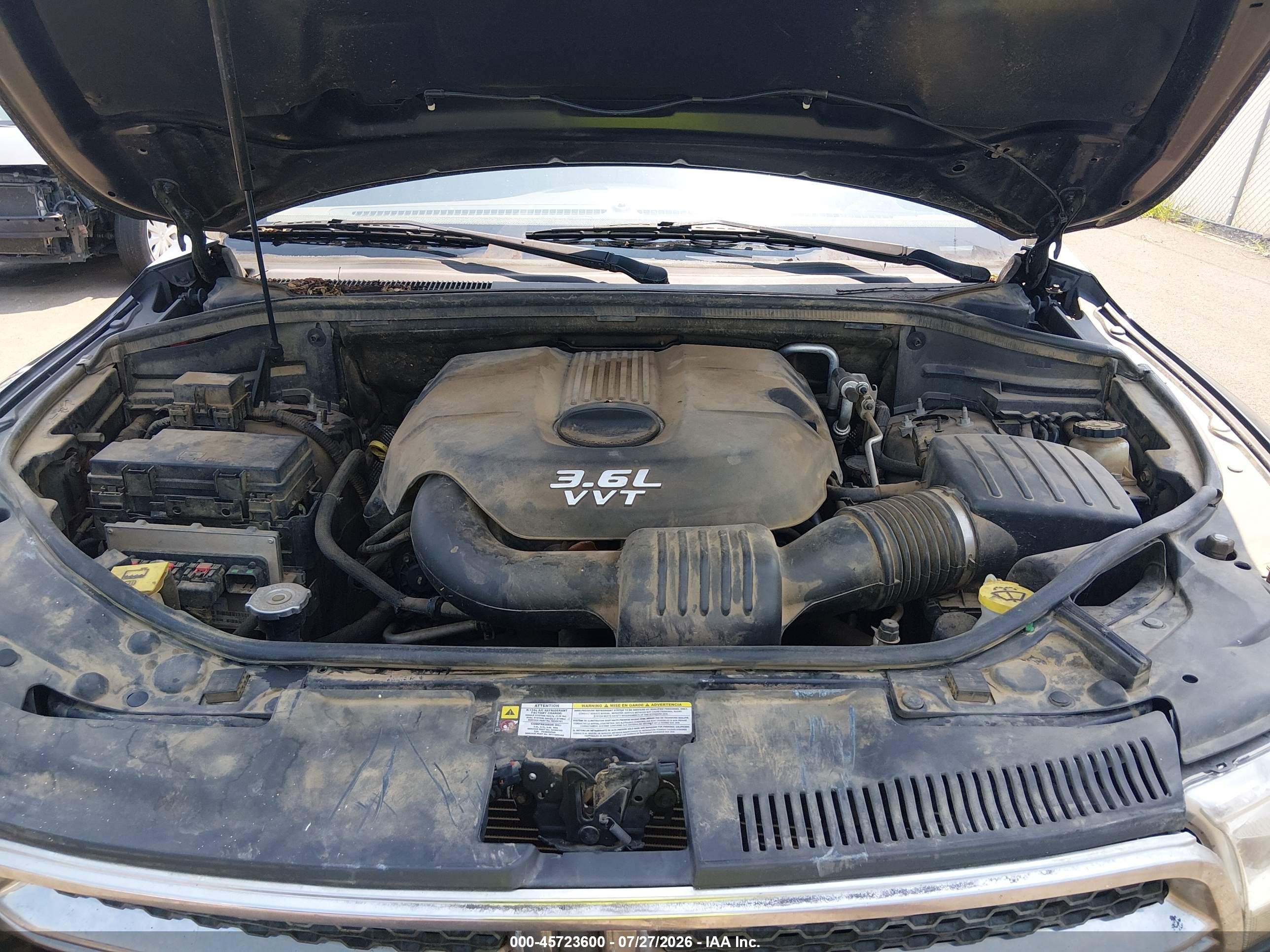 2013 Dodge Durango Crew Черный vin: 1C4RDHDG4DC597871