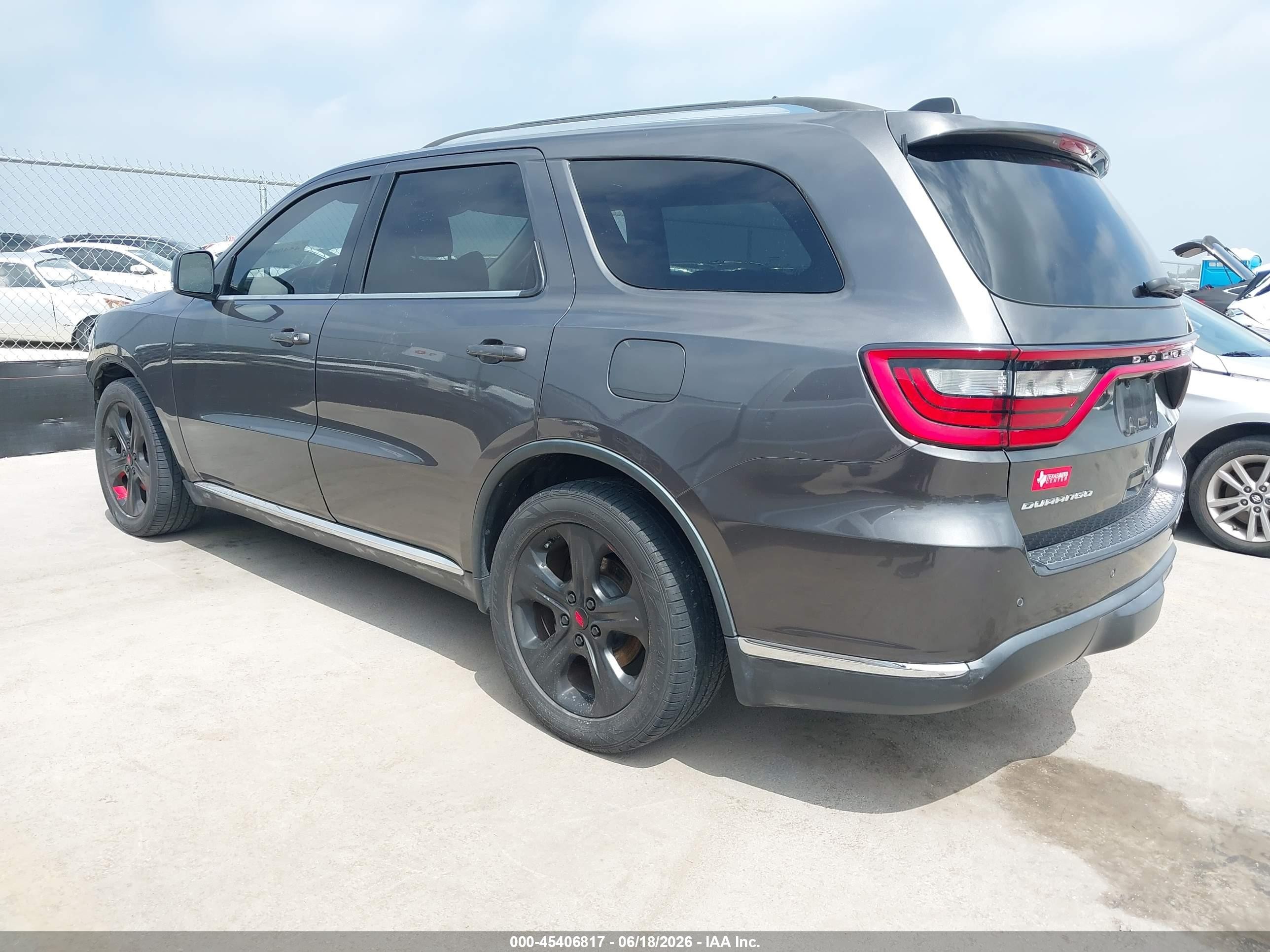 2014 Dodge Durango Limited Gray vin: 1C4RDHDG4EC277788