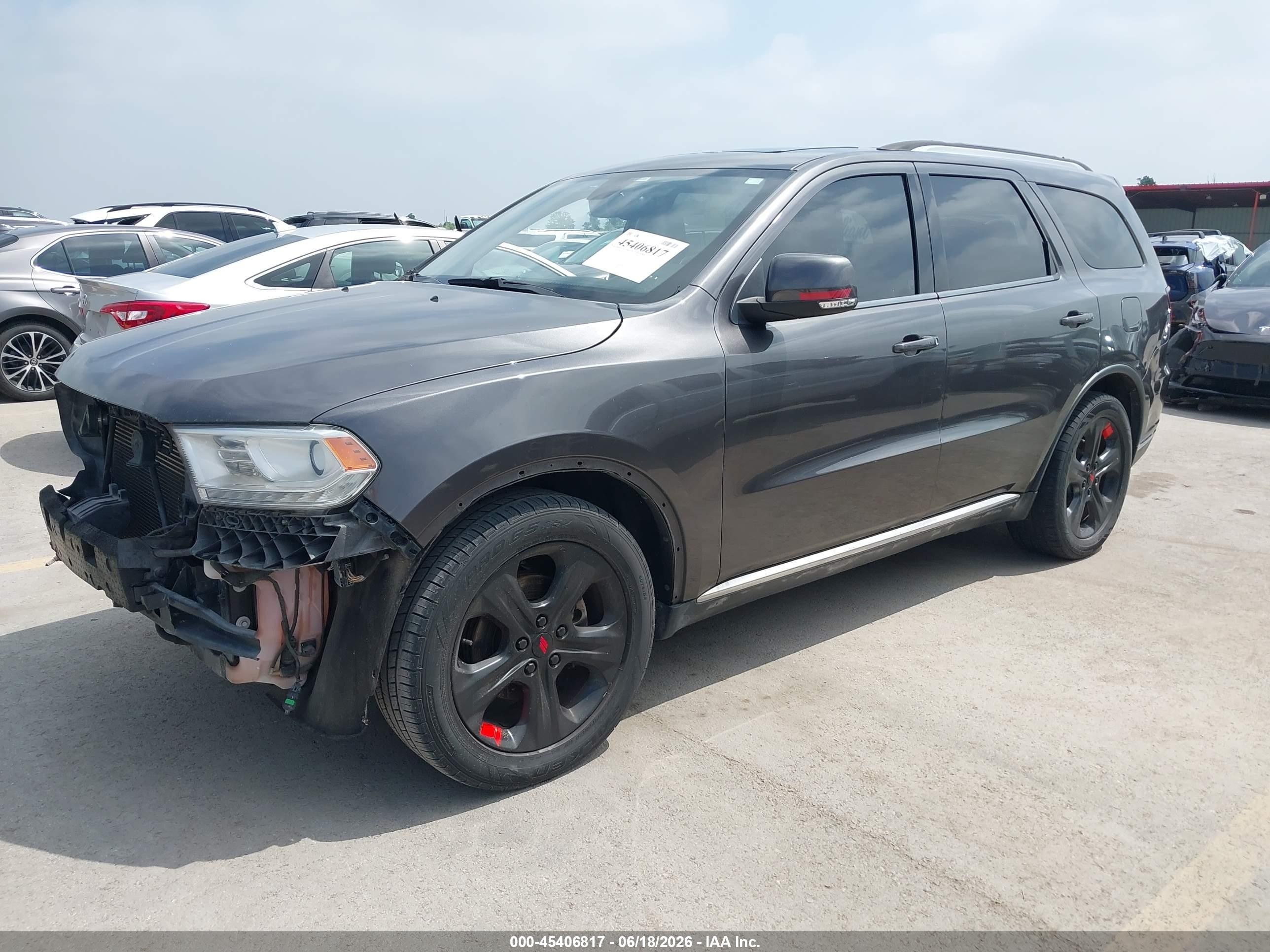 2014 Dodge Durango Limited Gray vin: 1C4RDHDG4EC277788
