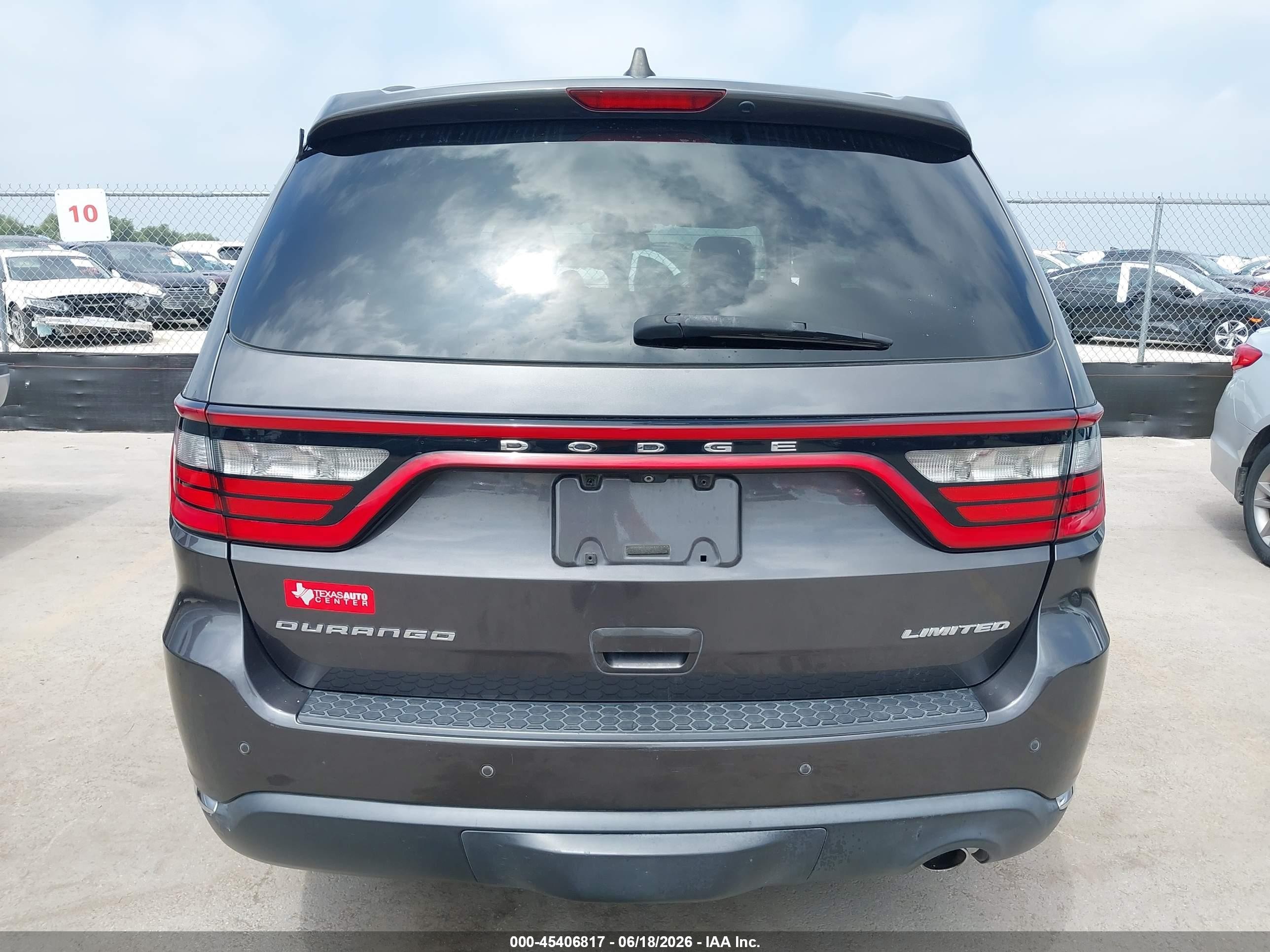 2014 Dodge Durango Limited Gray vin: 1C4RDHDG4EC277788