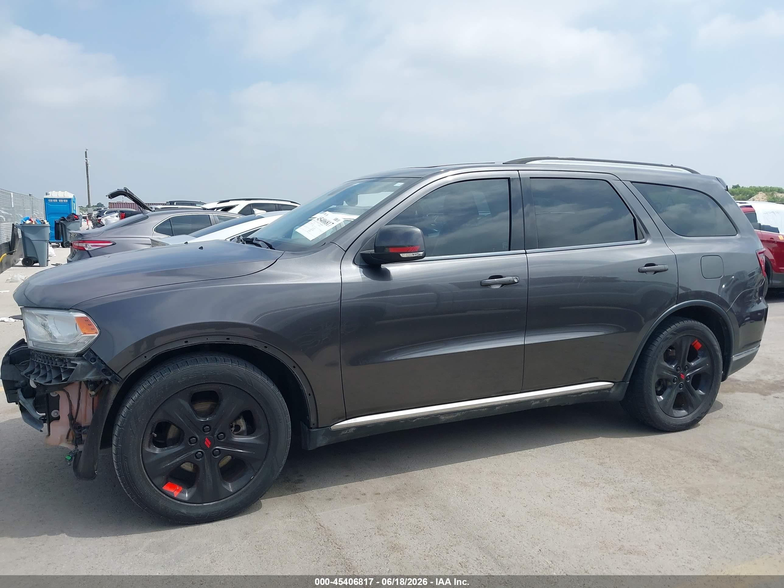 2014 Dodge Durango Limited Gray vin: 1C4RDHDG4EC277788