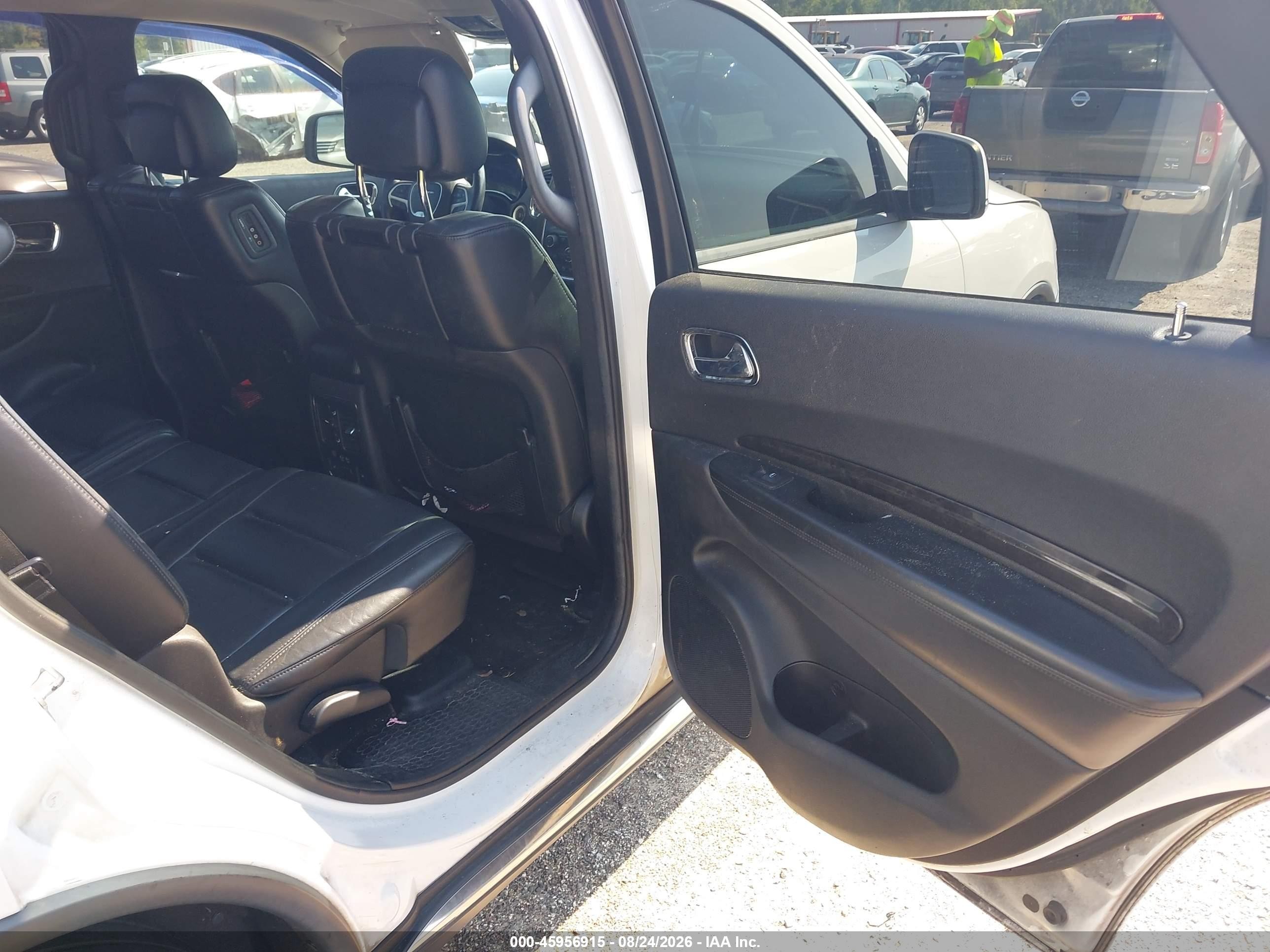 2014 Dodge Durango Limited Белый vin: 1C4RDHDG4EC307548