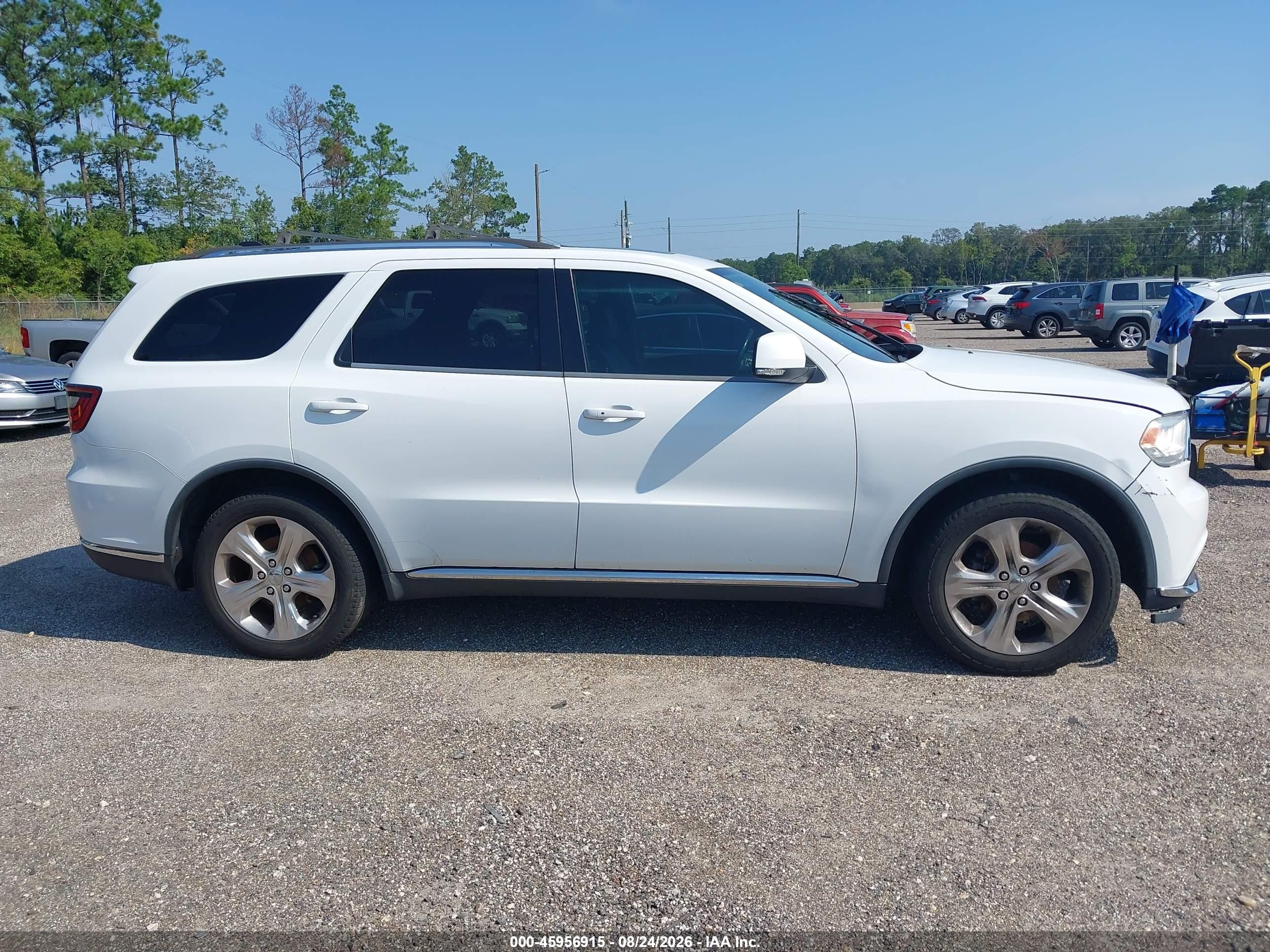 2014 Dodge Durango Limited Белый vin: 1C4RDHDG4EC307548