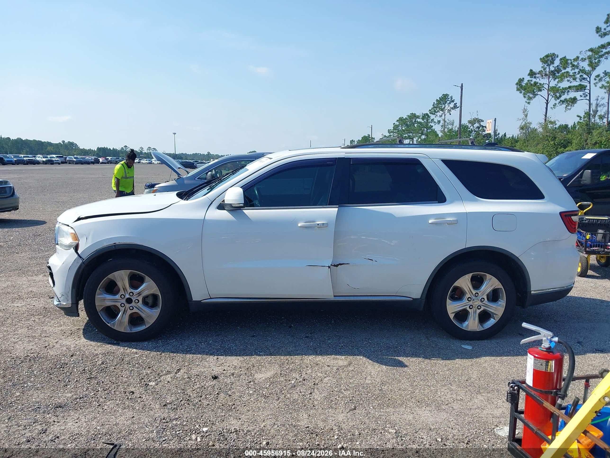 2014 Dodge Durango Limited Белый vin: 1C4RDHDG4EC307548