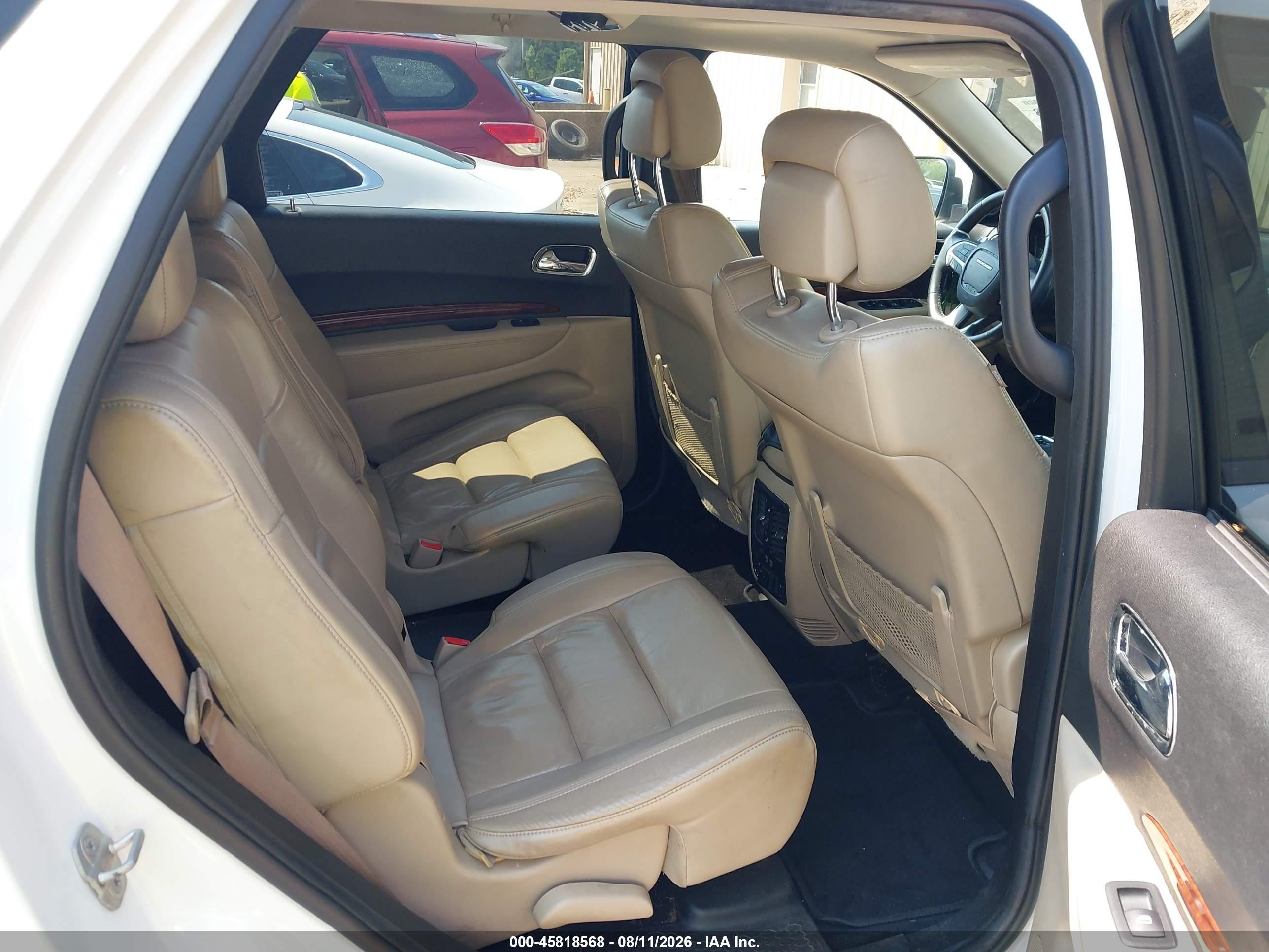 2014 Dodge Durango Limited White vin: 1C4RDHDG4EC351615