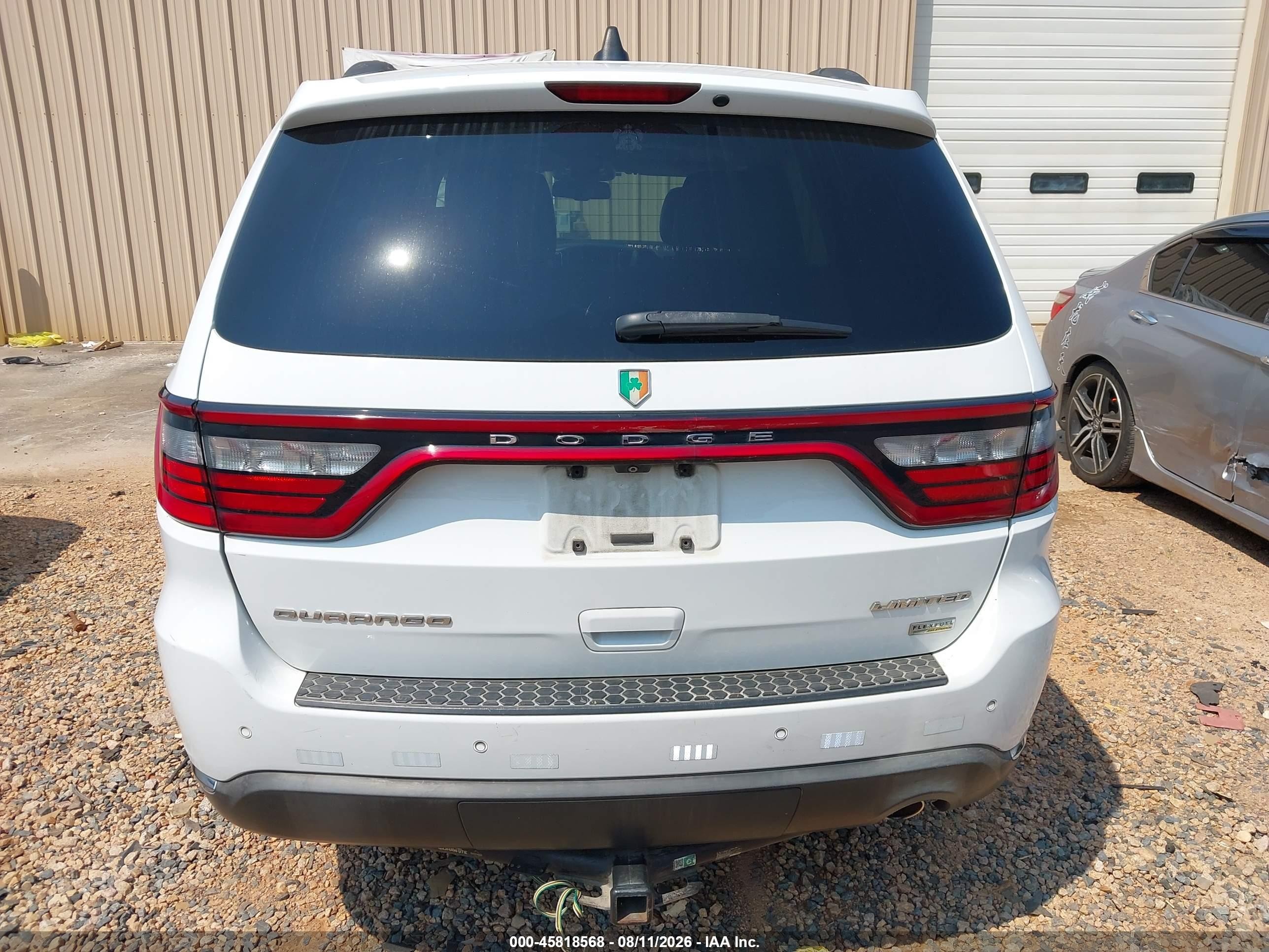 2014 Dodge Durango Limited White vin: 1C4RDHDG4EC351615