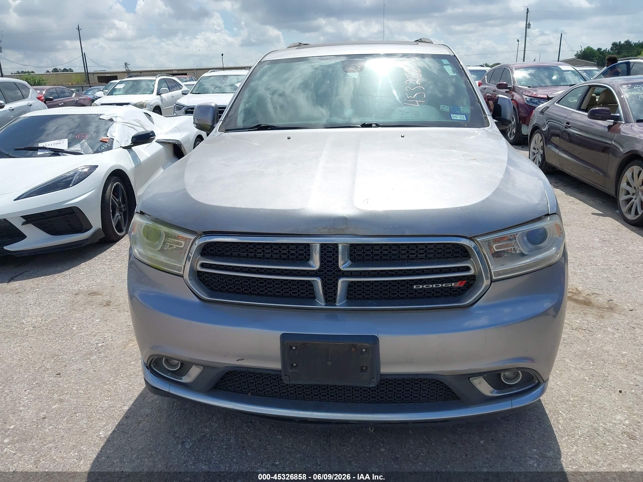 2014 Dodge Durango Limited Silver vin: 1C4RDHDG4EC532519