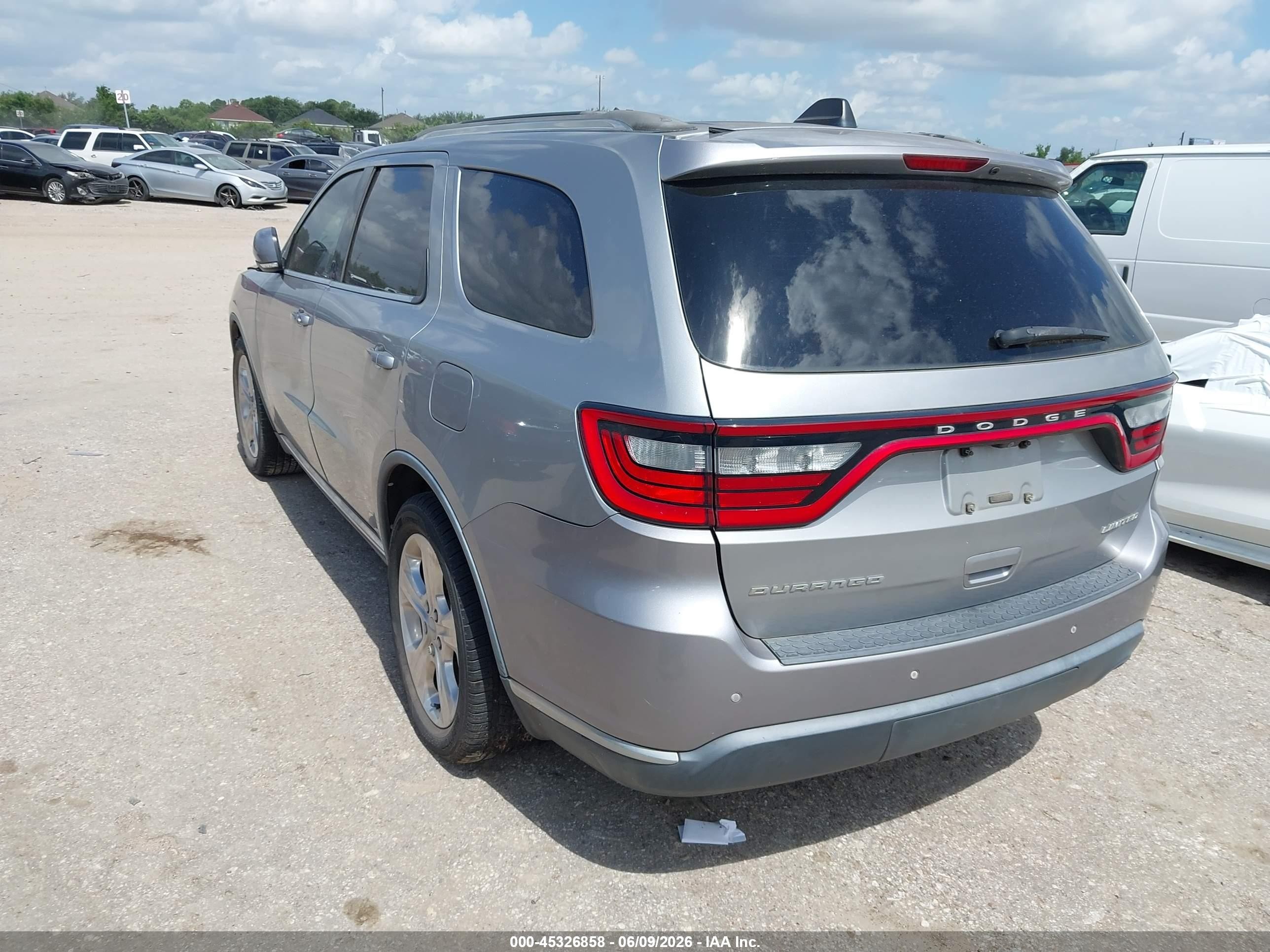 2014 Dodge Durango Limited Silver vin: 1C4RDHDG4EC532519