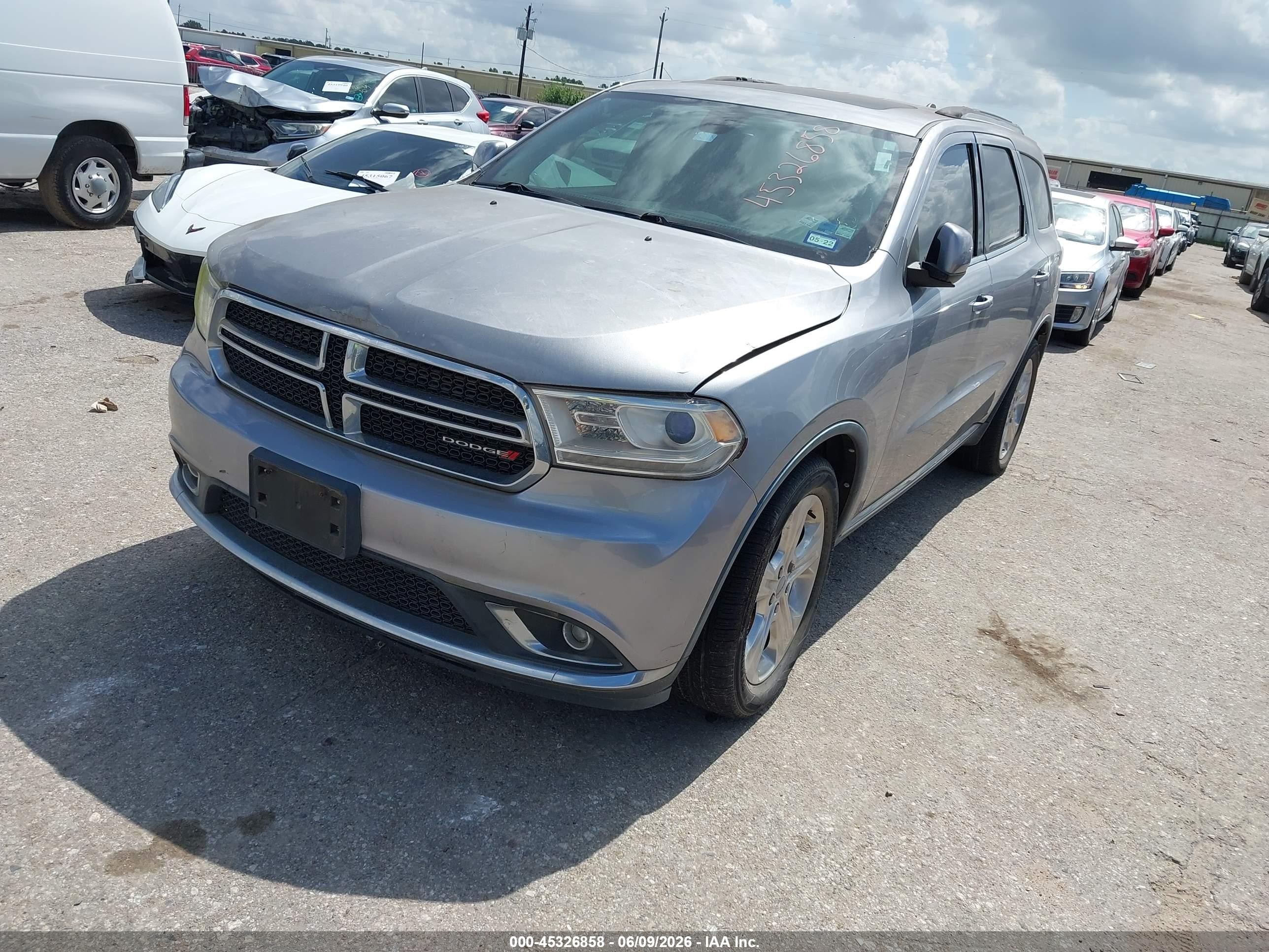 2014 Dodge Durango Limited Silver vin: 1C4RDHDG4EC532519