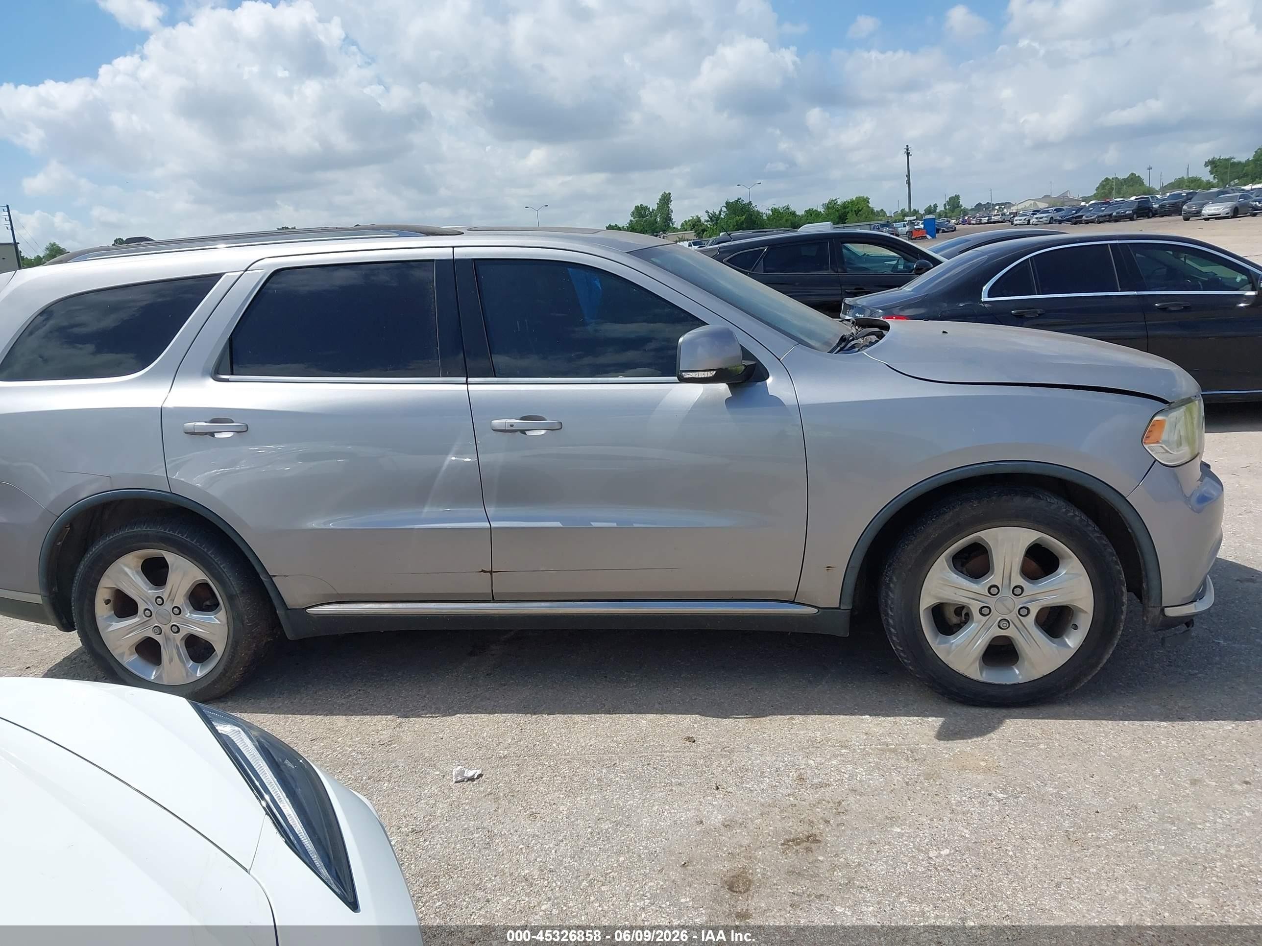 2014 Dodge Durango Limited Silver vin: 1C4RDHDG4EC532519