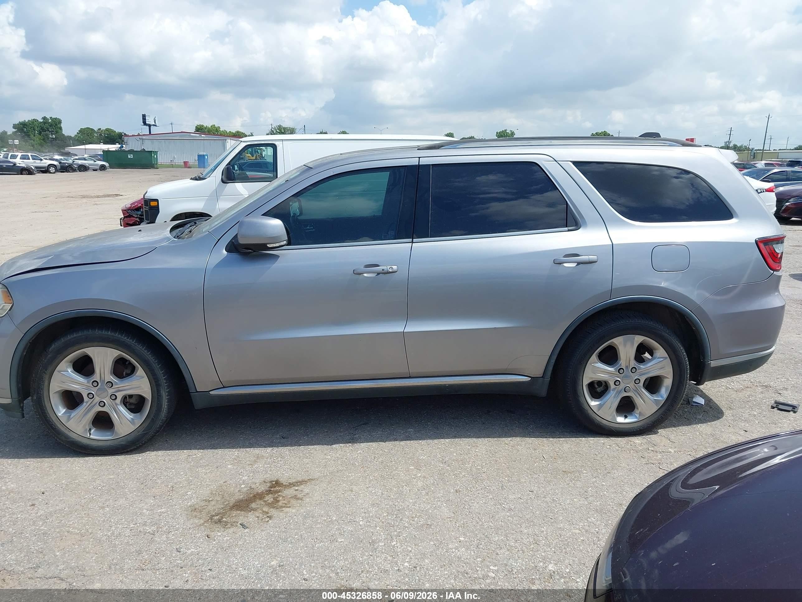 2014 Dodge Durango Limited Silver vin: 1C4RDHDG4EC532519