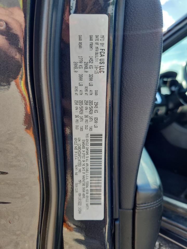 2015 Dodge Durango Limited Blue vin: 1C4RDHDG4FC147253