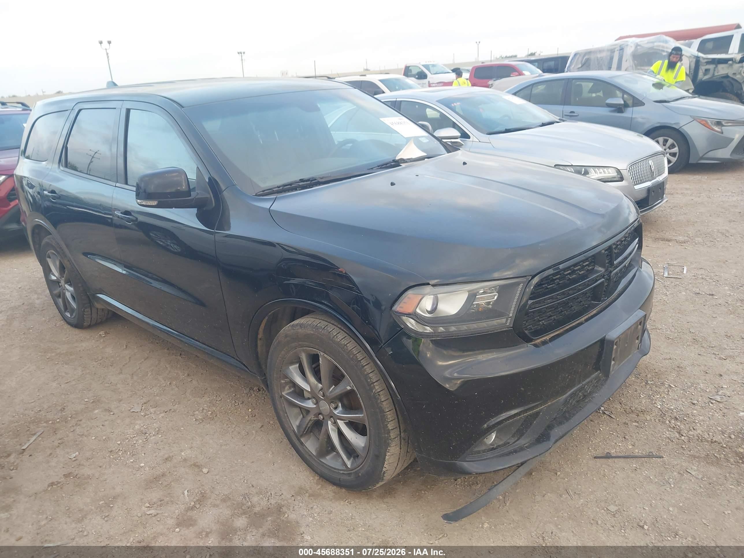2015 Dodge Durango Limited Black vin: 1C4RDHDG4FC187784