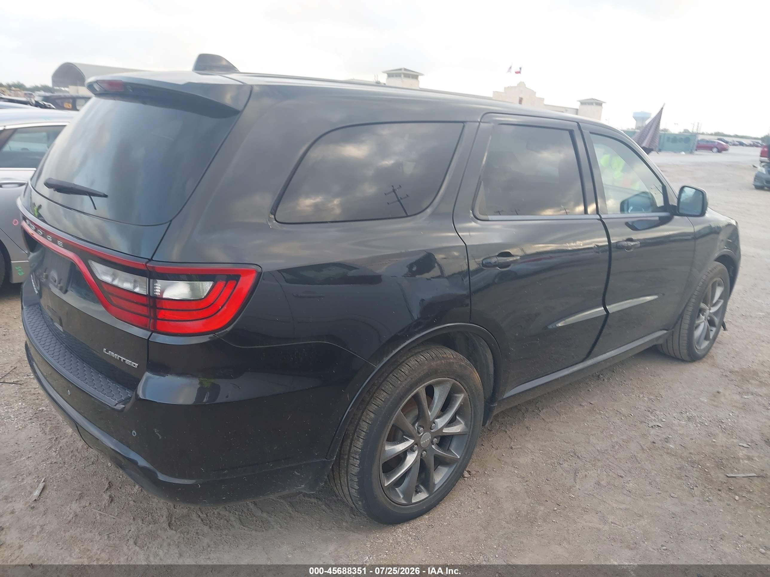 2015 Dodge Durango Limited Black vin: 1C4RDHDG4FC187784