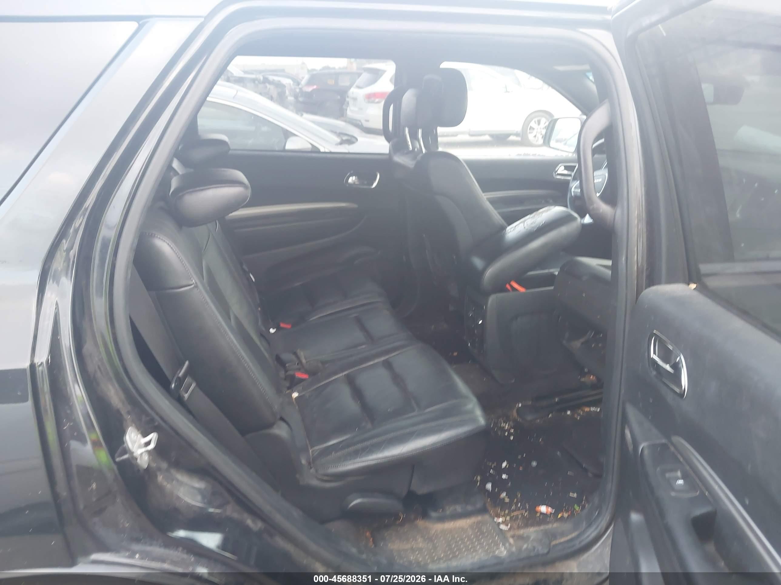 2015 Dodge Durango Limited Black vin: 1C4RDHDG4FC187784