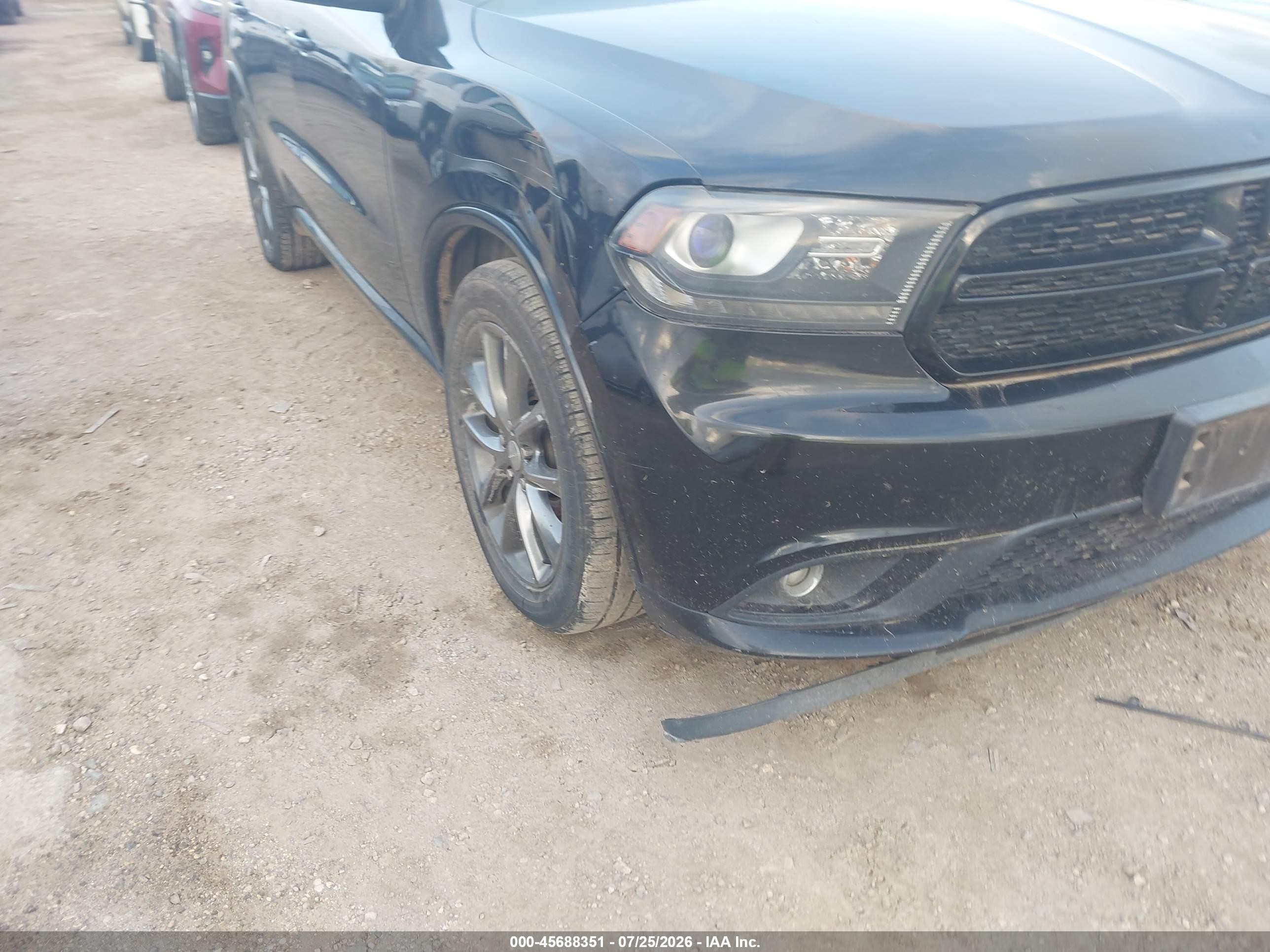 2015 Dodge Durango Limited Black vin: 1C4RDHDG4FC187784