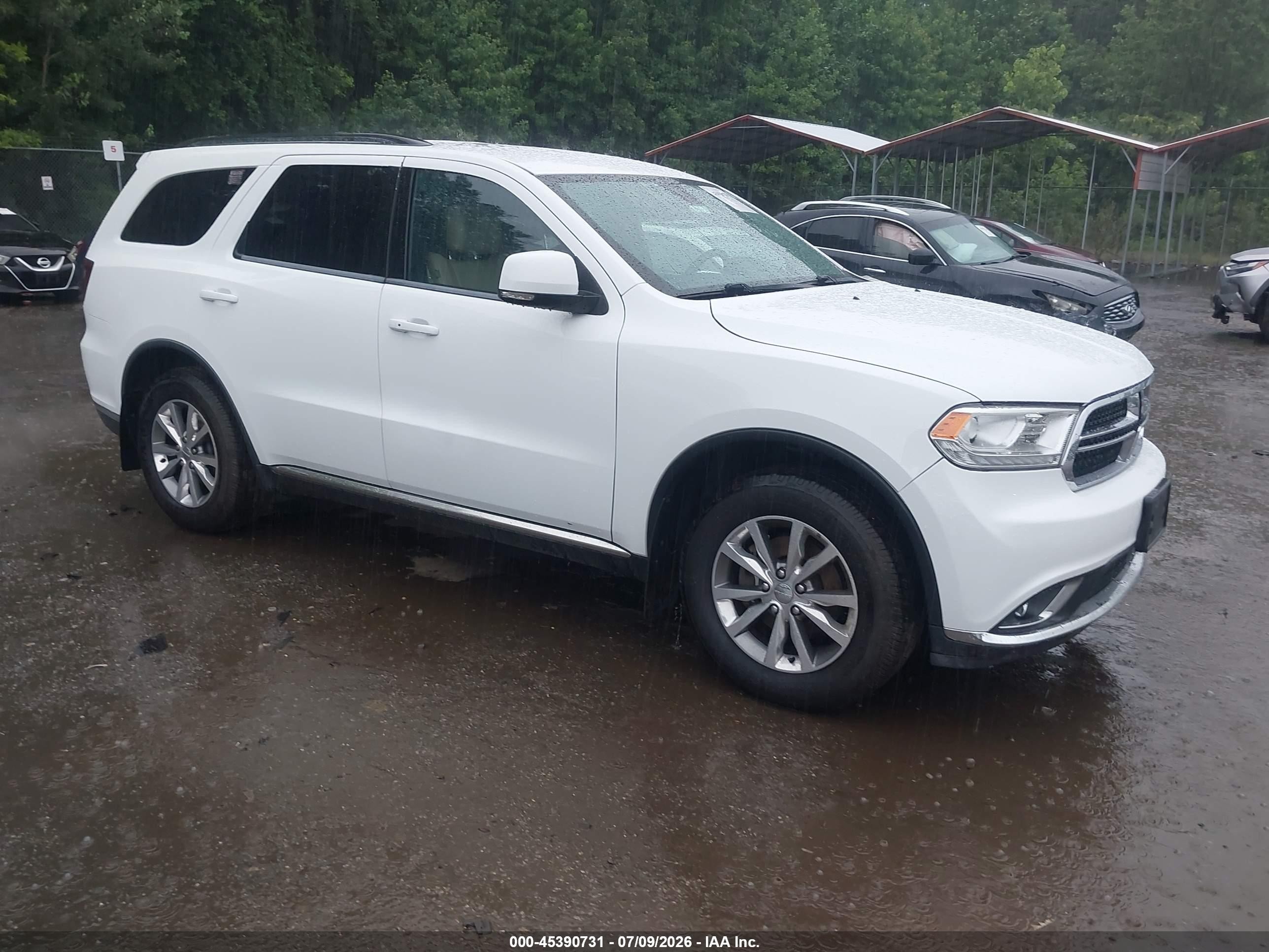 2015 Dodge Durango Limited White vin: 1C4RDHDG4FC922716