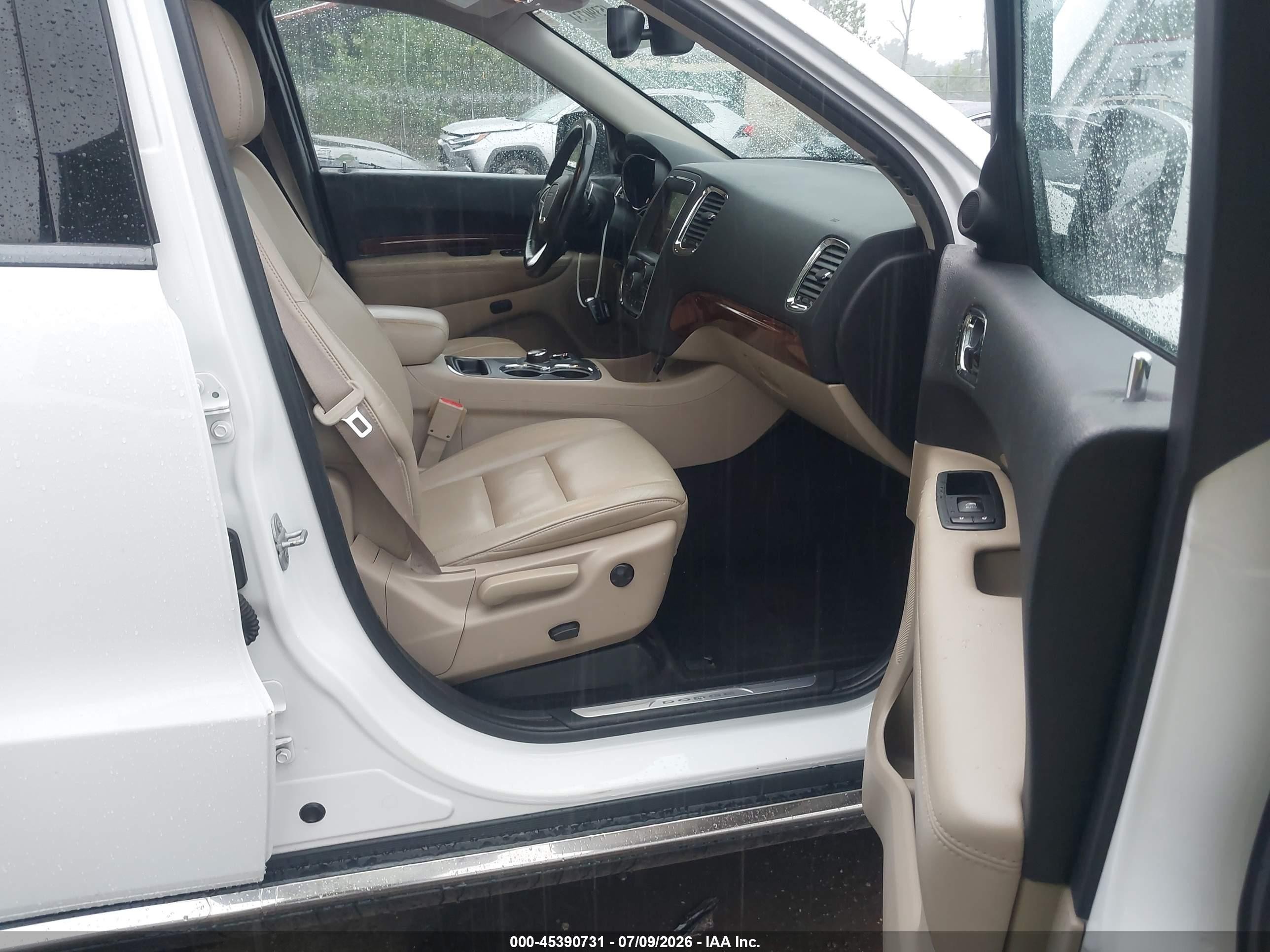 2015 Dodge Durango Limited White vin: 1C4RDHDG4FC922716