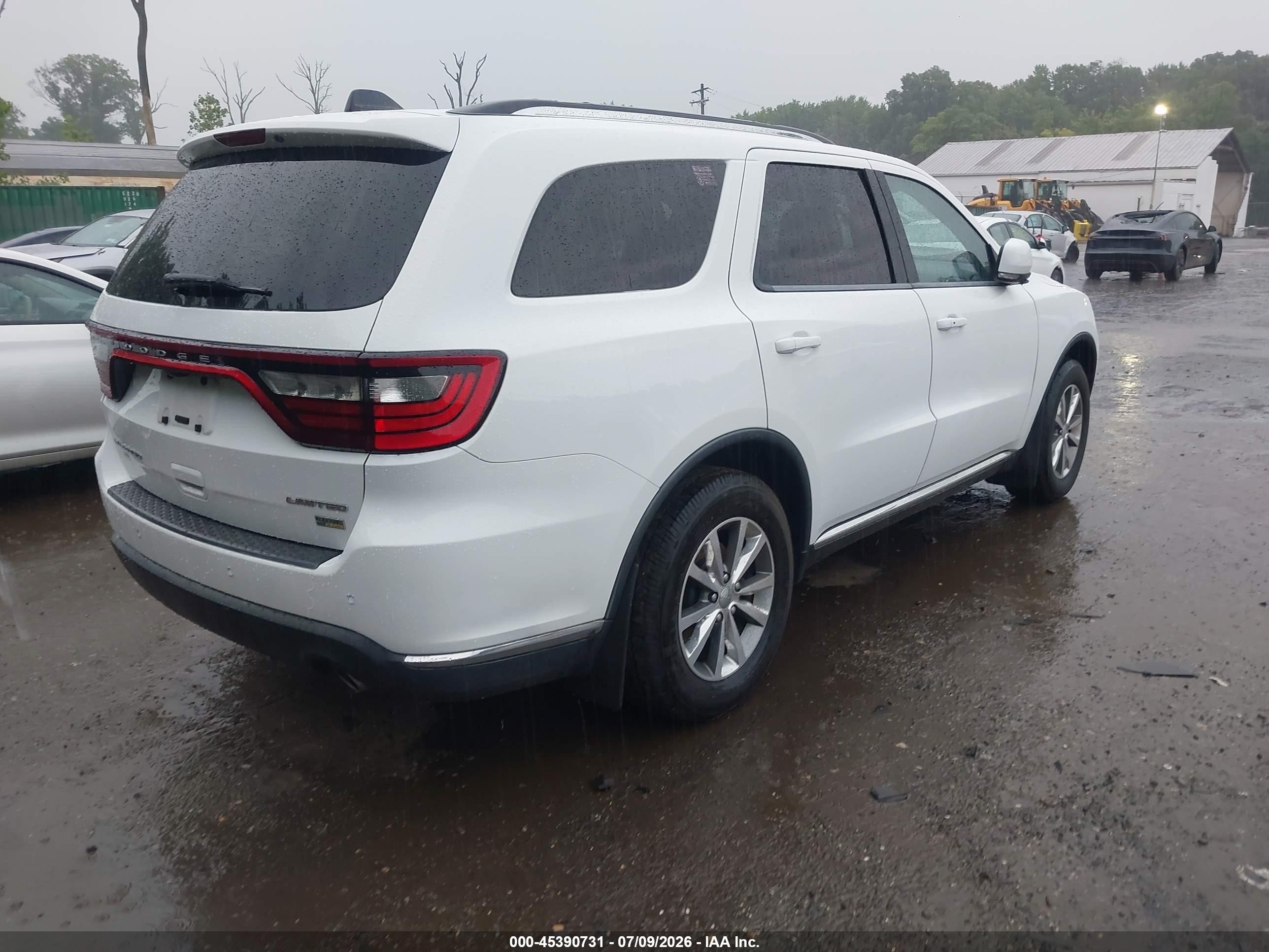 2015 Dodge Durango Limited White vin: 1C4RDHDG4FC922716