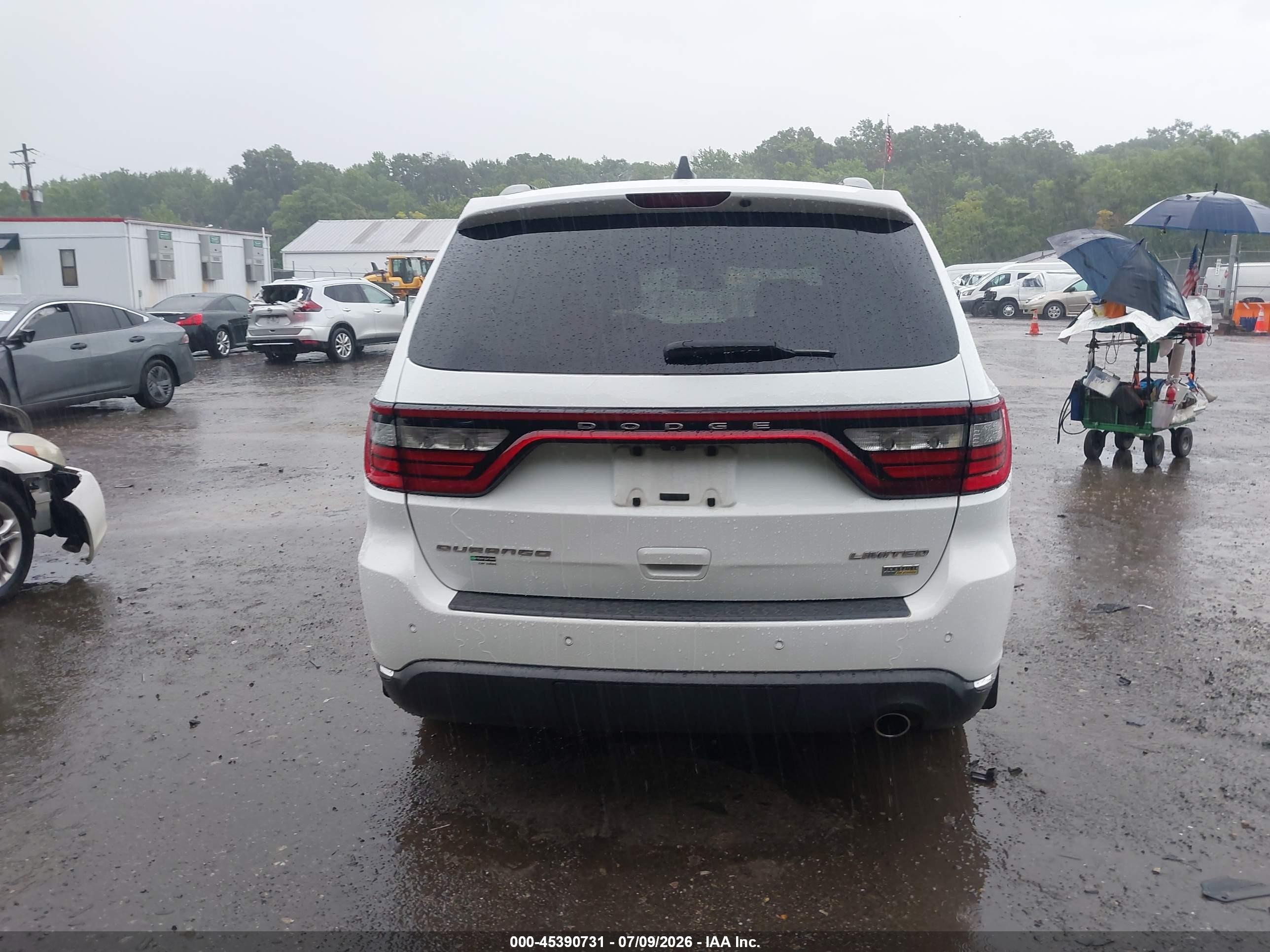 2015 Dodge Durango Limited White vin: 1C4RDHDG4FC922716