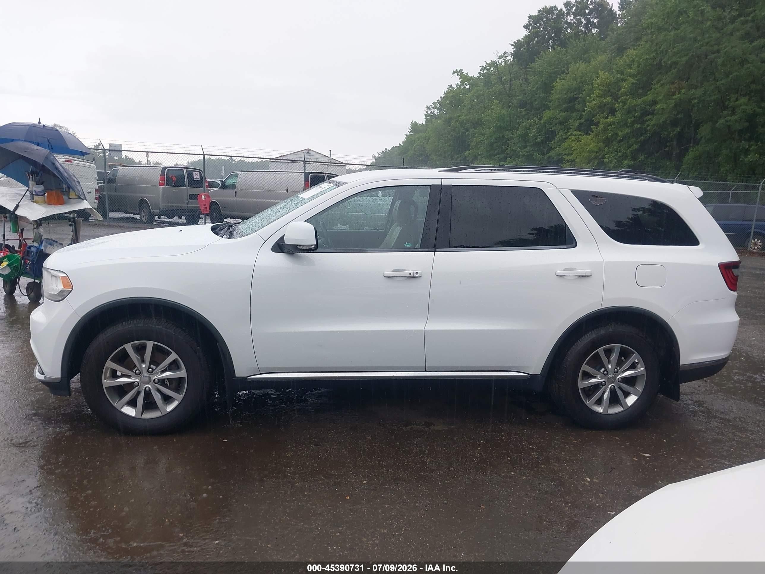 2015 Dodge Durango Limited White vin: 1C4RDHDG4FC922716