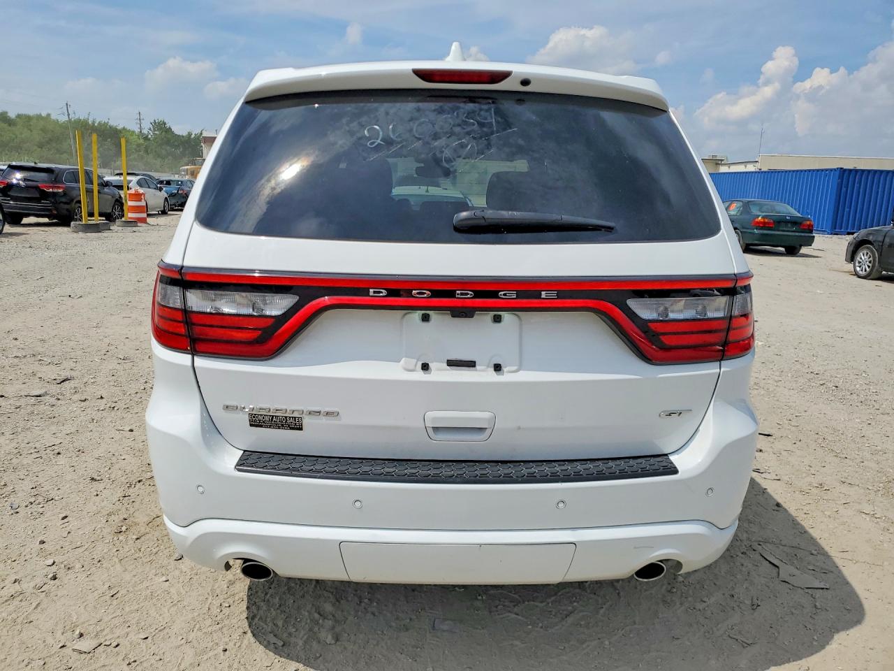 2020 Dodge Durango Gt White vin: 1C4RDHDG4LC260034