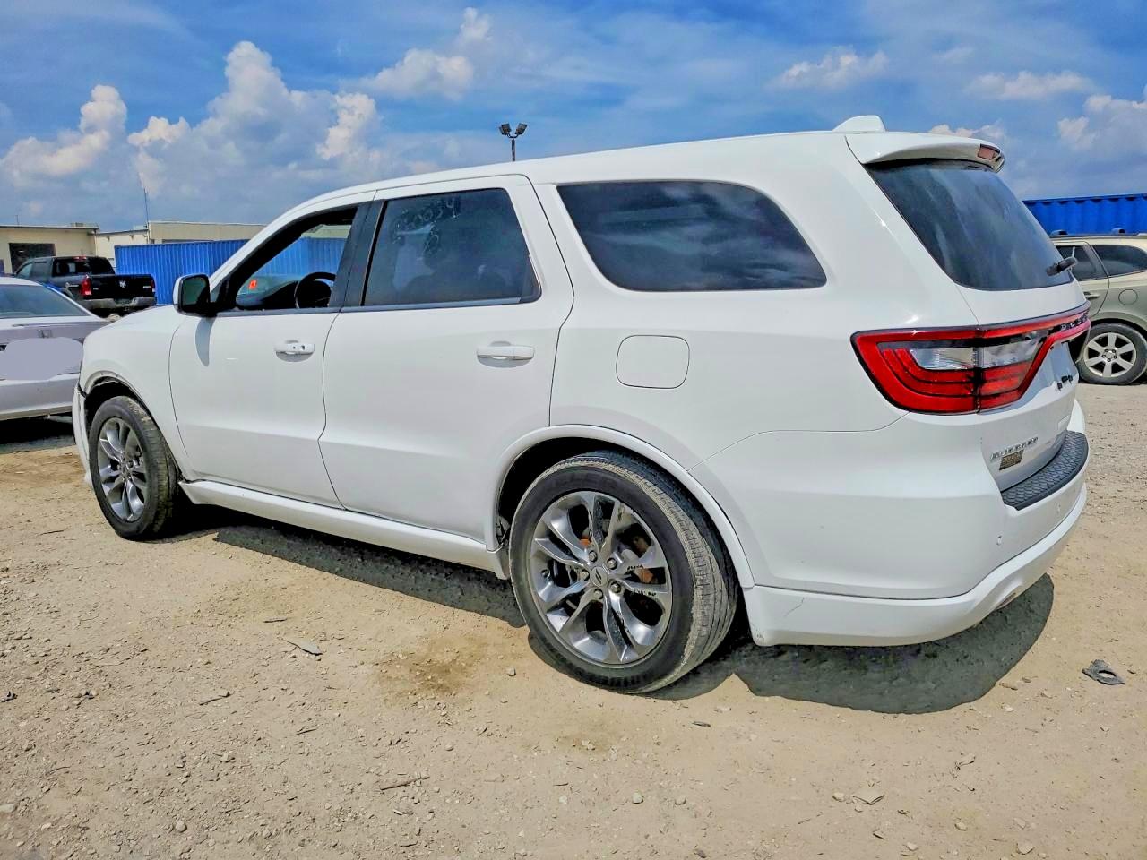 2020 Dodge Durango Gt White vin: 1C4RDHDG4LC260034