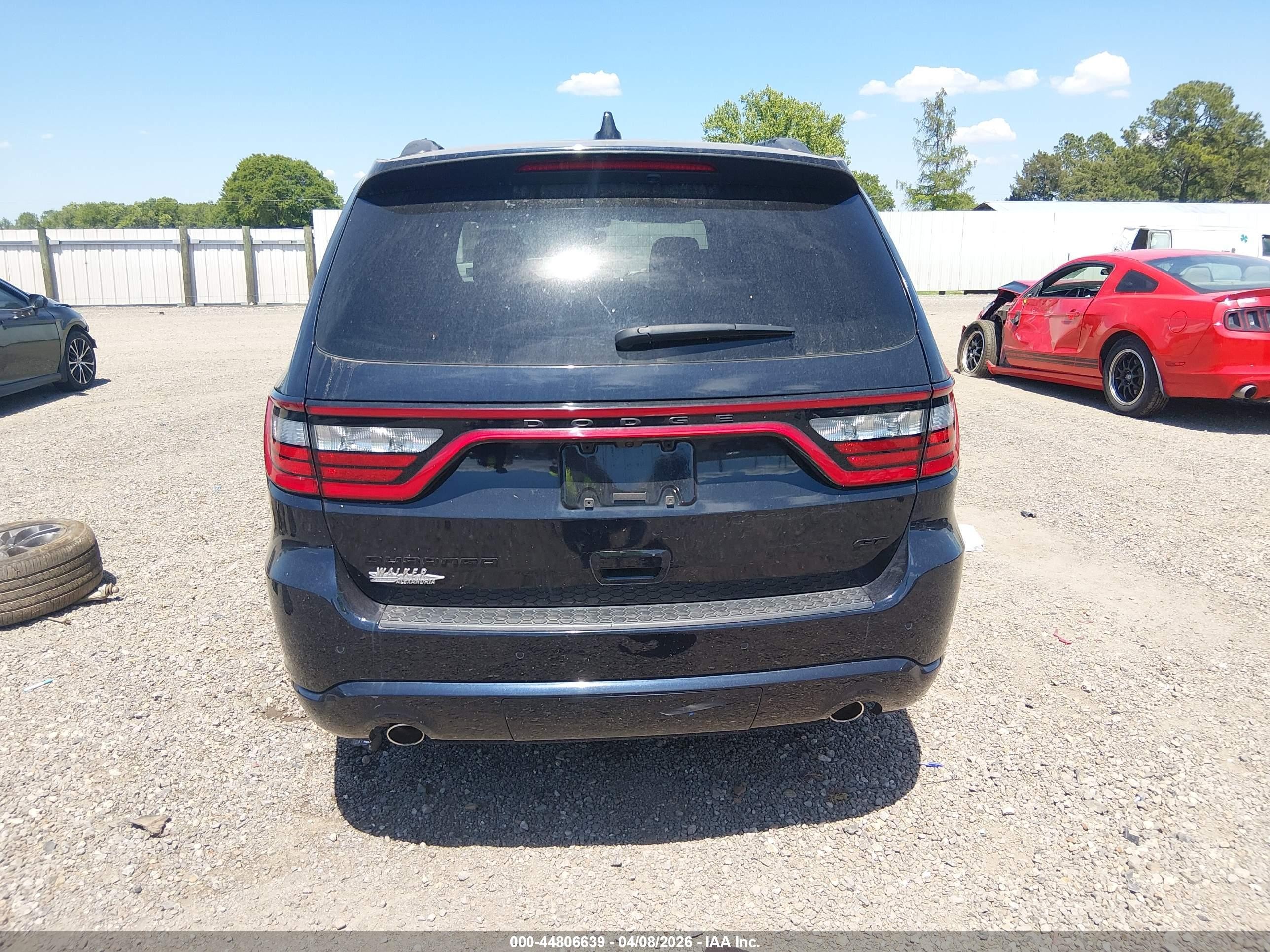 2025 Dodge Durango Gt Rwd Черный vin: 1C4RDHDG4SC523864