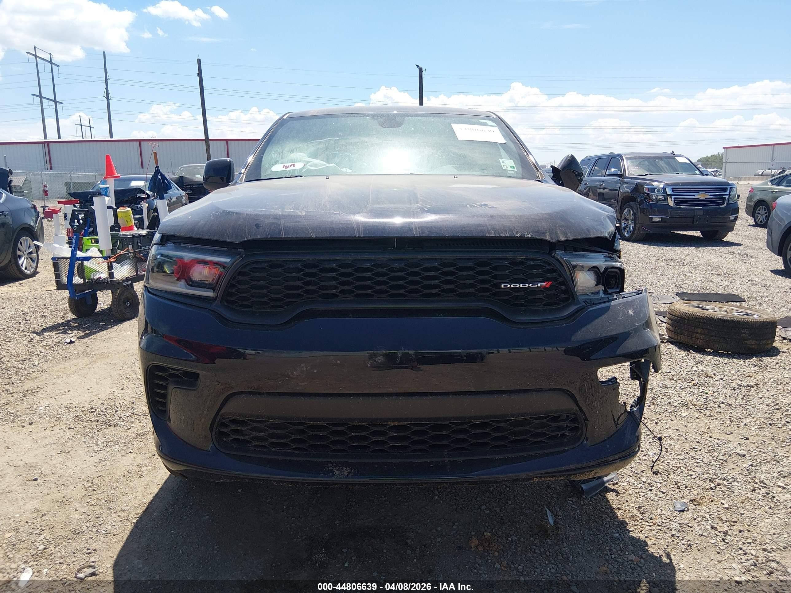 2025 Dodge Durango Gt Rwd Черный vin: 1C4RDHDG4SC523864