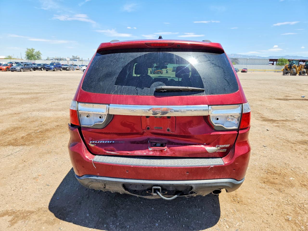 2013 Dodge Durango Crew Red vin: 1C4RDHDG5DC673100