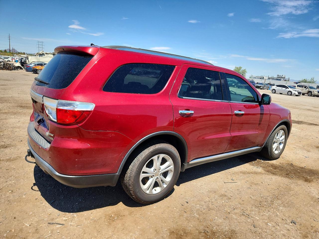 2013 Dodge Durango Crew Red vin: 1C4RDHDG5DC673100