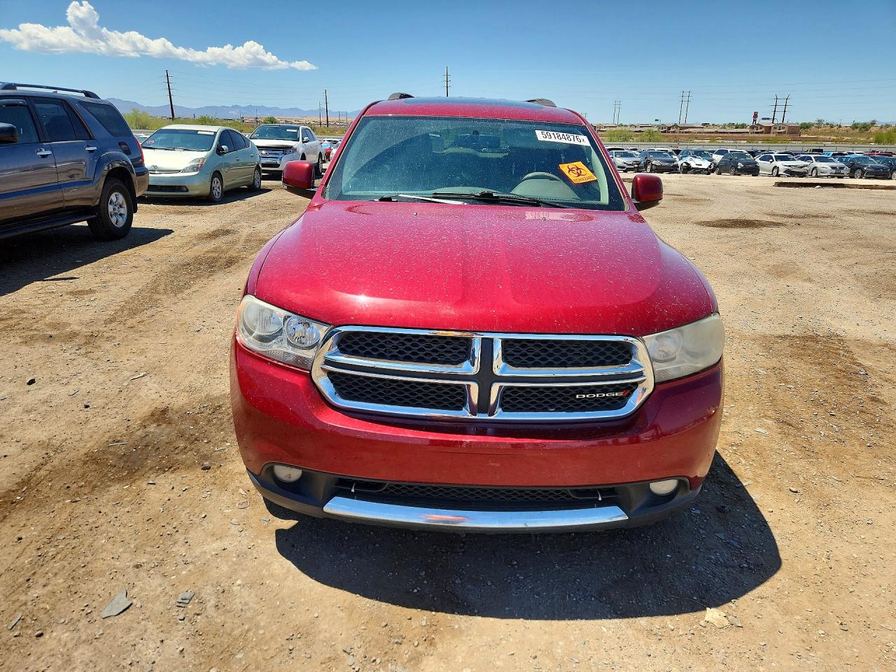 2013 Dodge Durango Crew Red vin: 1C4RDHDG5DC673100