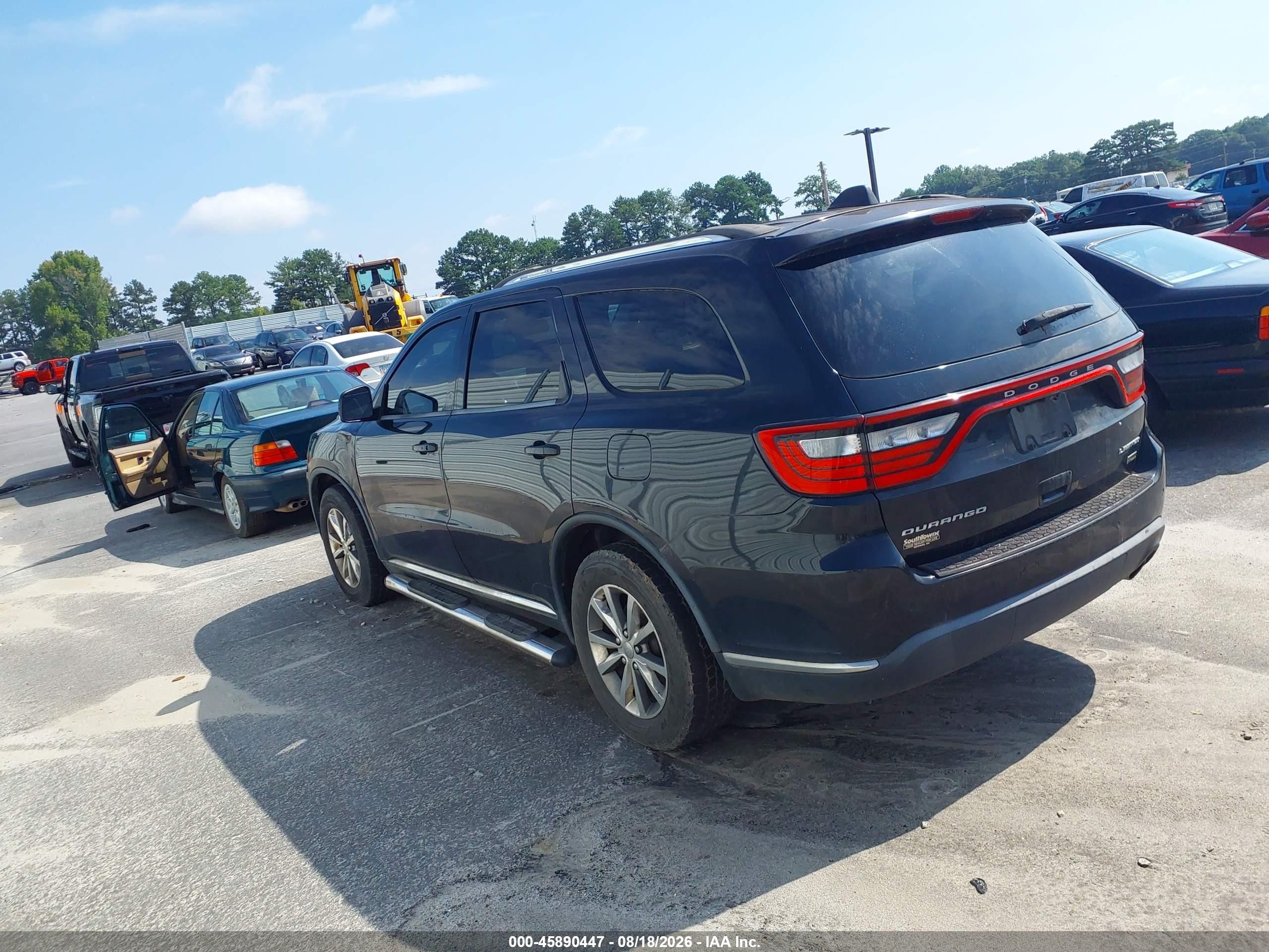 2014 Dodge Durango Limited Черный vin: 1C4RDHDG5EC452582