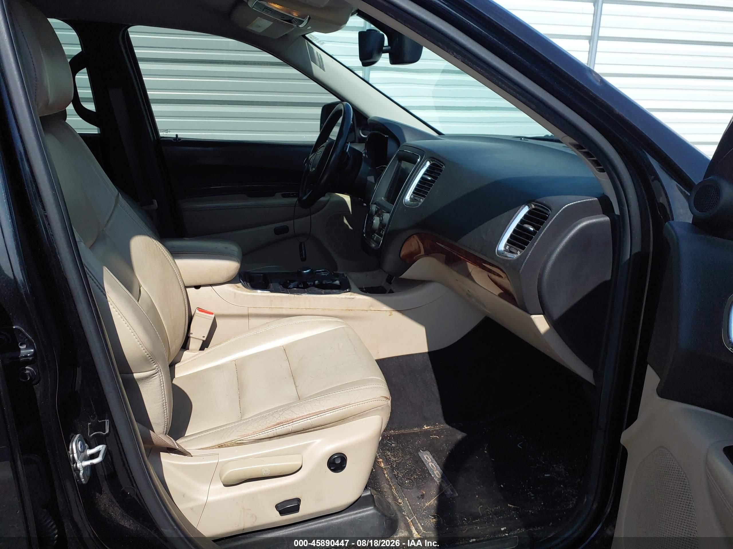 2014 Dodge Durango Limited Черный vin: 1C4RDHDG5EC452582